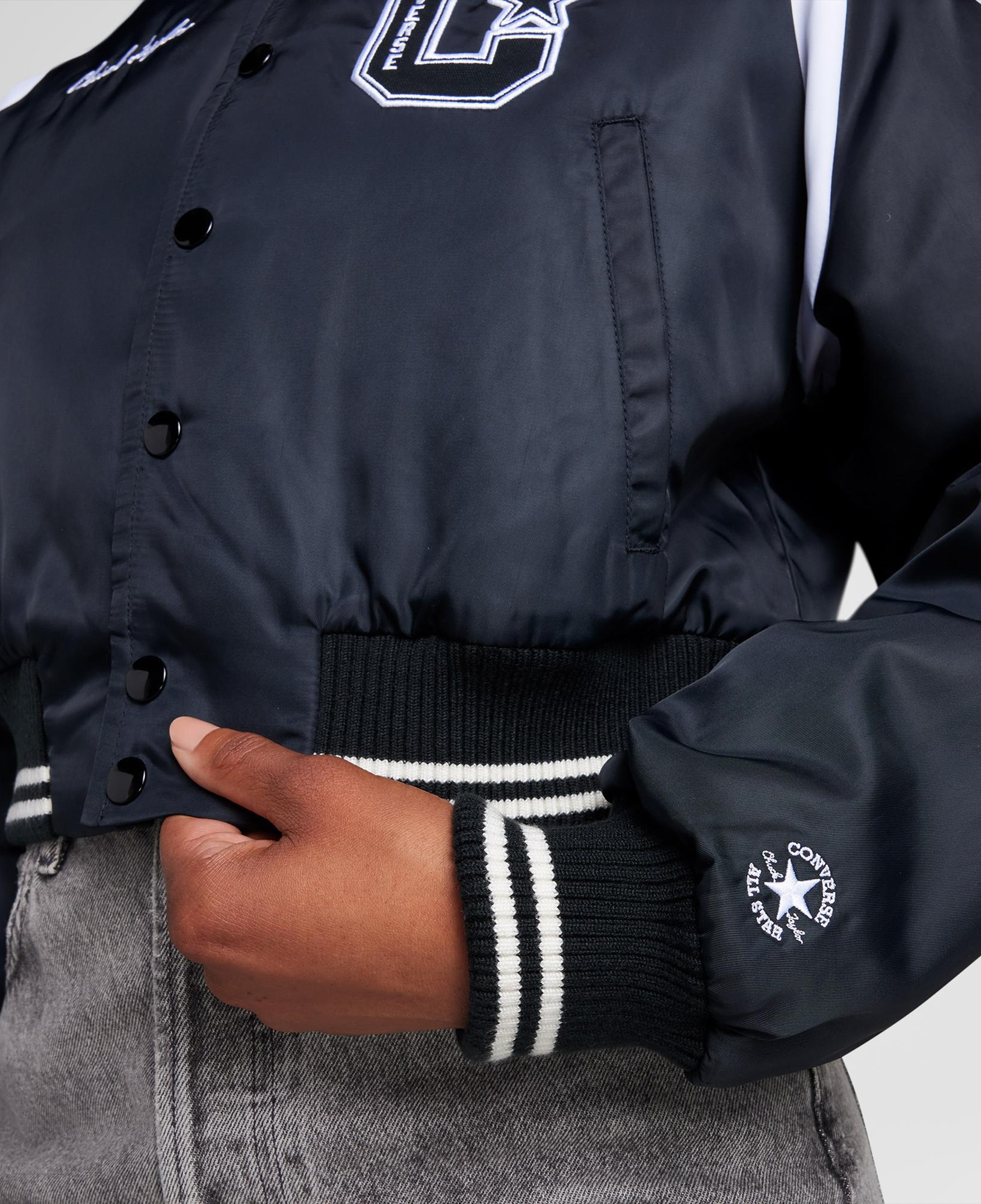 Converse Retro All Star Varsity Kadın Kolej Siyah Ceket