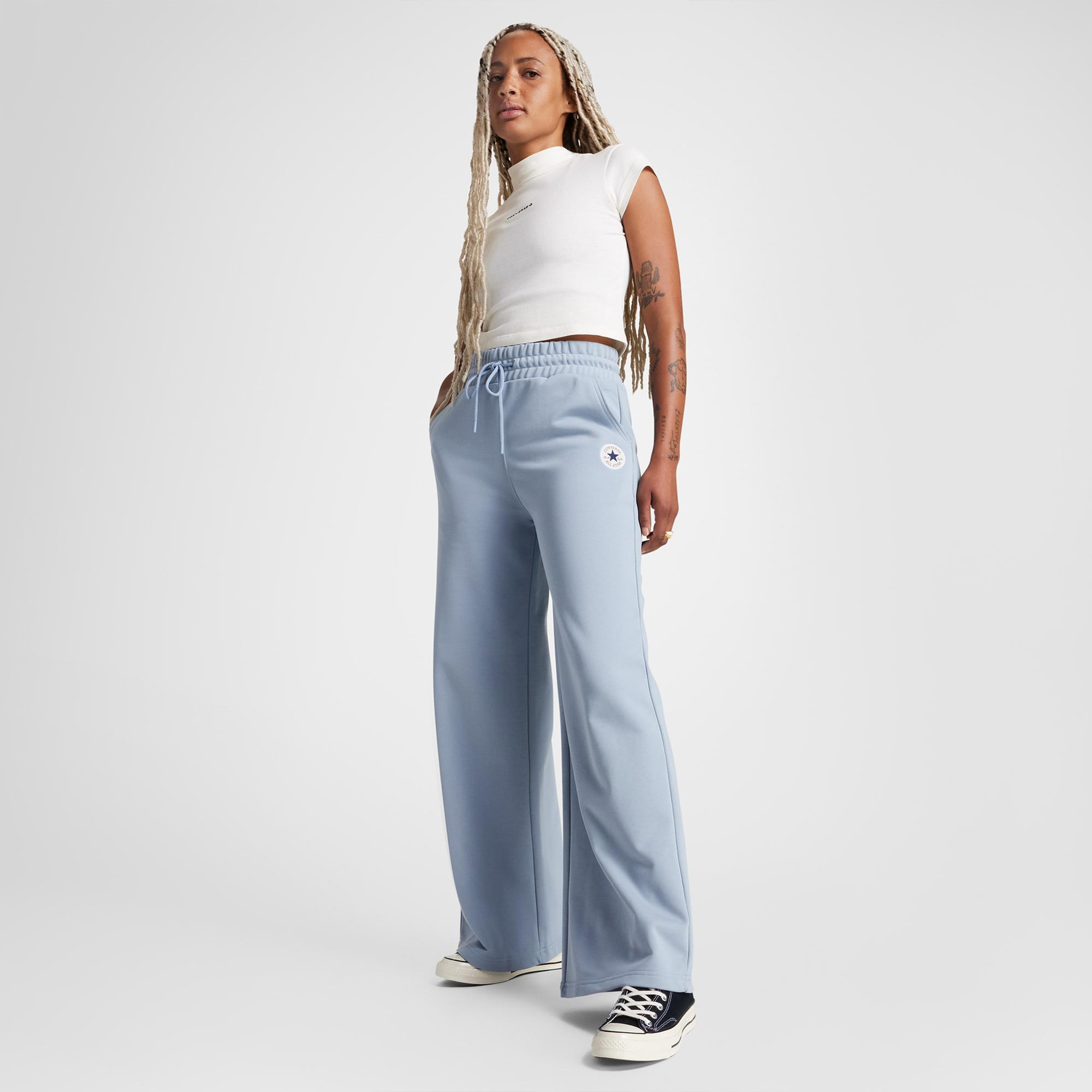 Converse Kadın Loose Fit Mavi Eşofman Altı