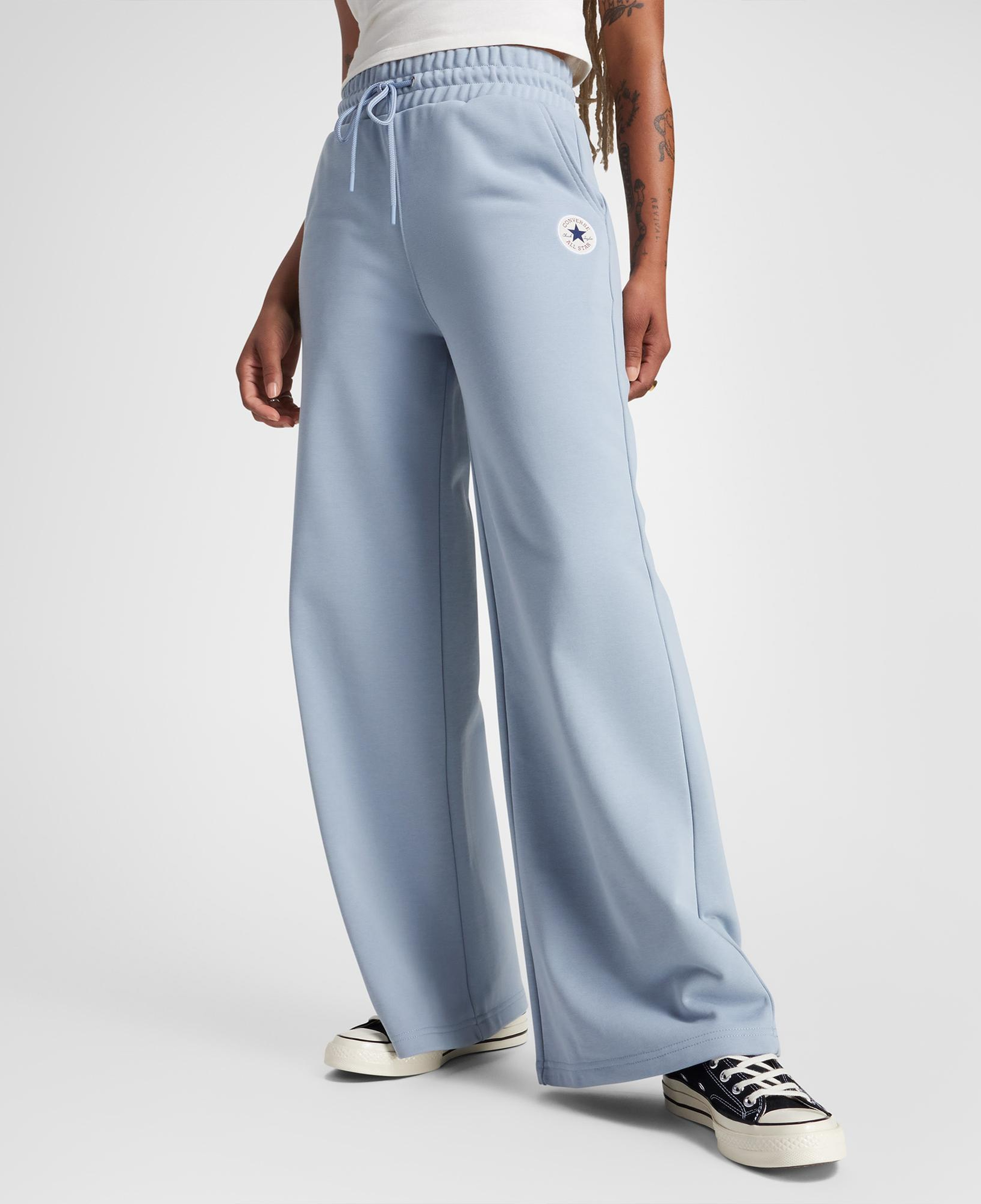 Converse Kadın Loose Fit Mavi Eşofman Altı