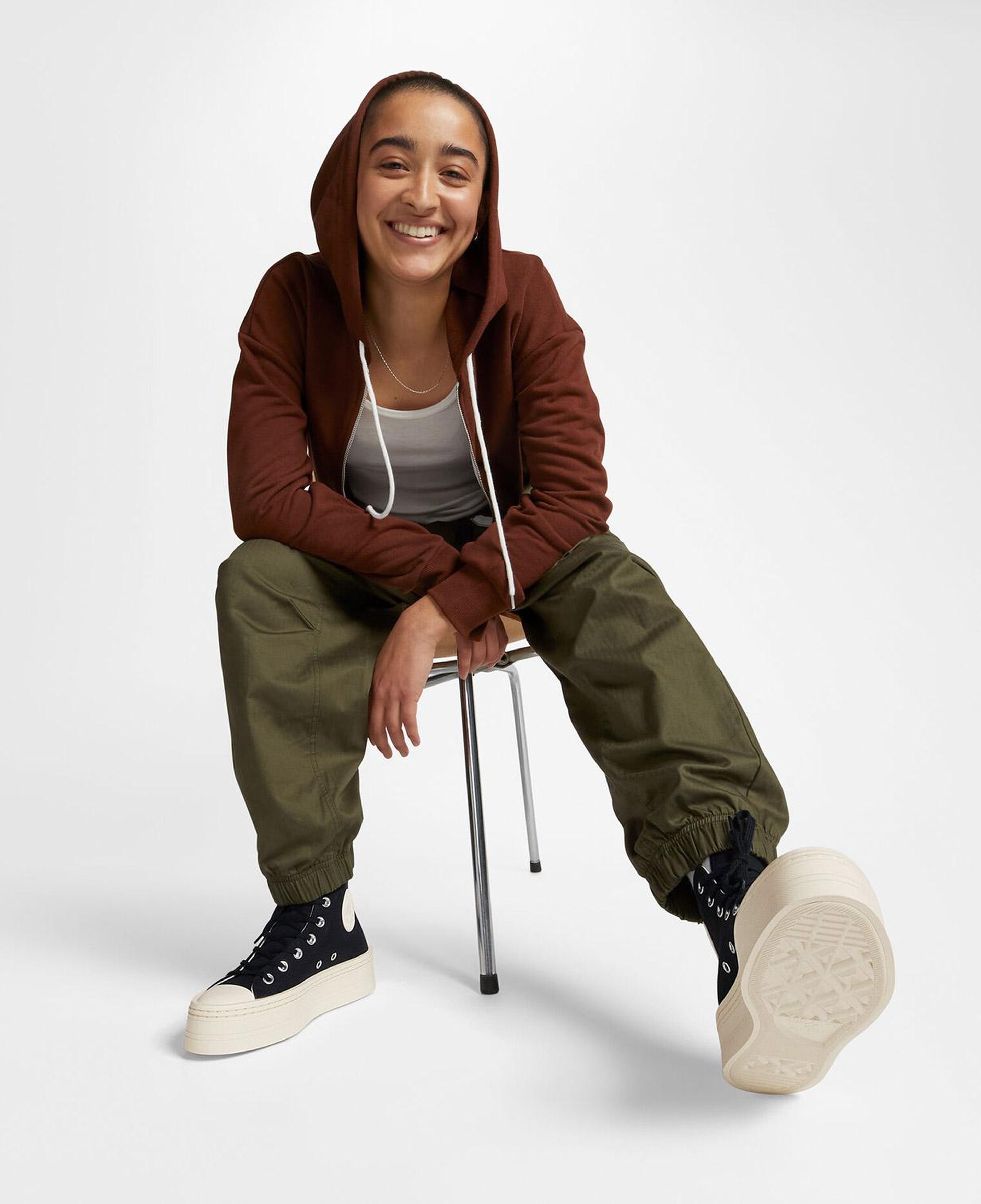 Converse Chuck Taylor All Star Modern Lift Unisex Siyah Platform Sneaker