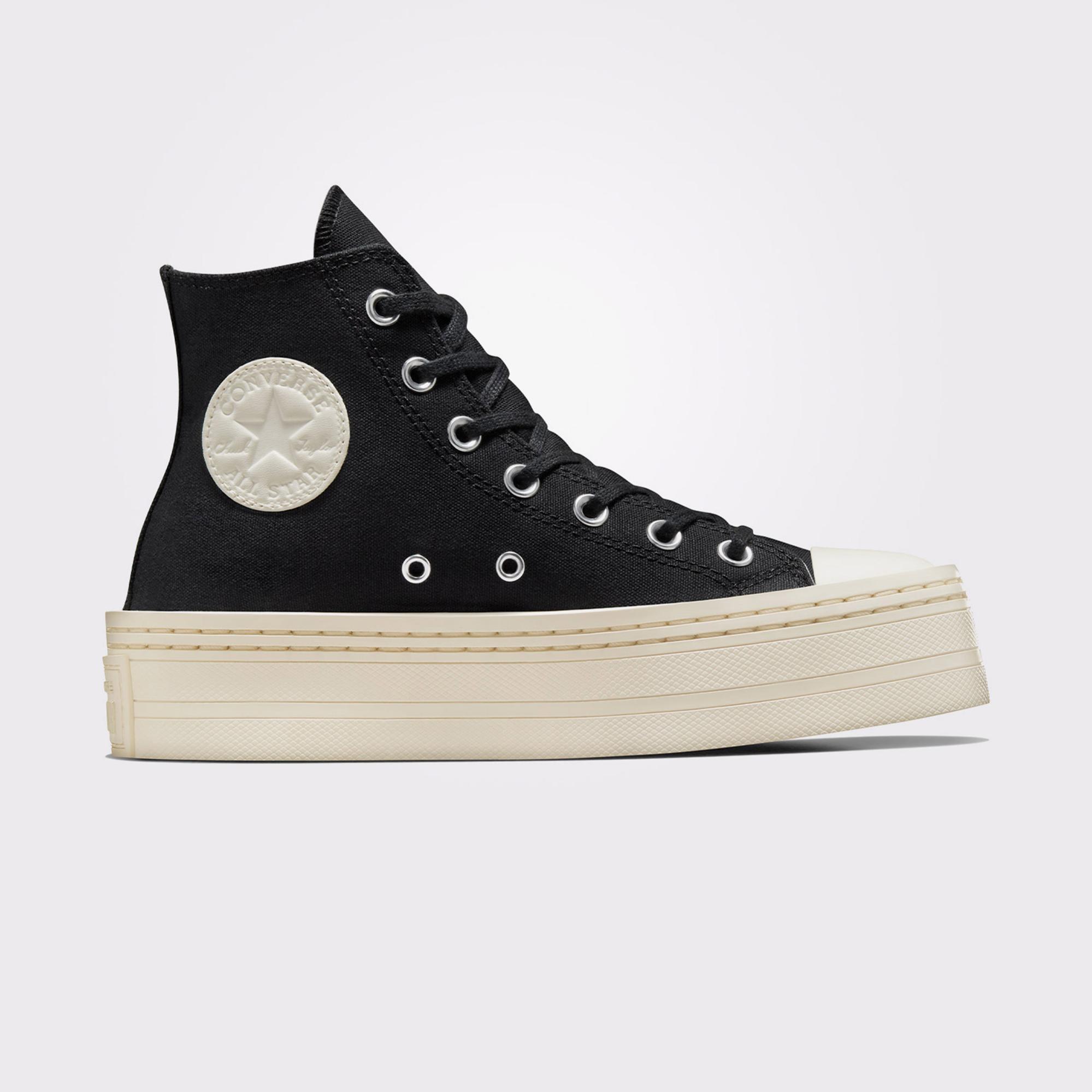 Converse Chuck Taylor All Star Modern Lift Unisex Siyah Platform Sneaker