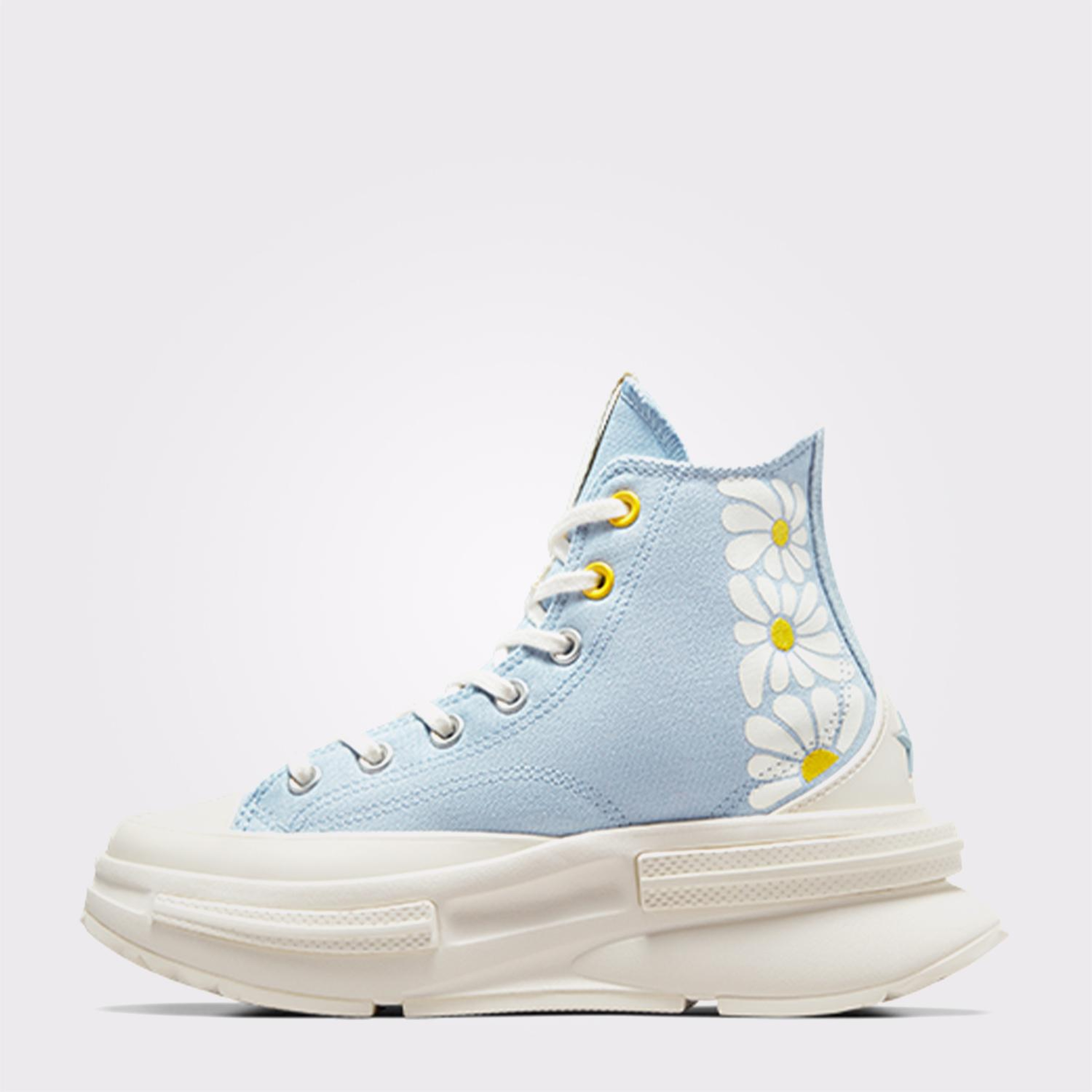 Converse Run Star Legacy Cx Platform Floral Kadın Mavi Sneaker