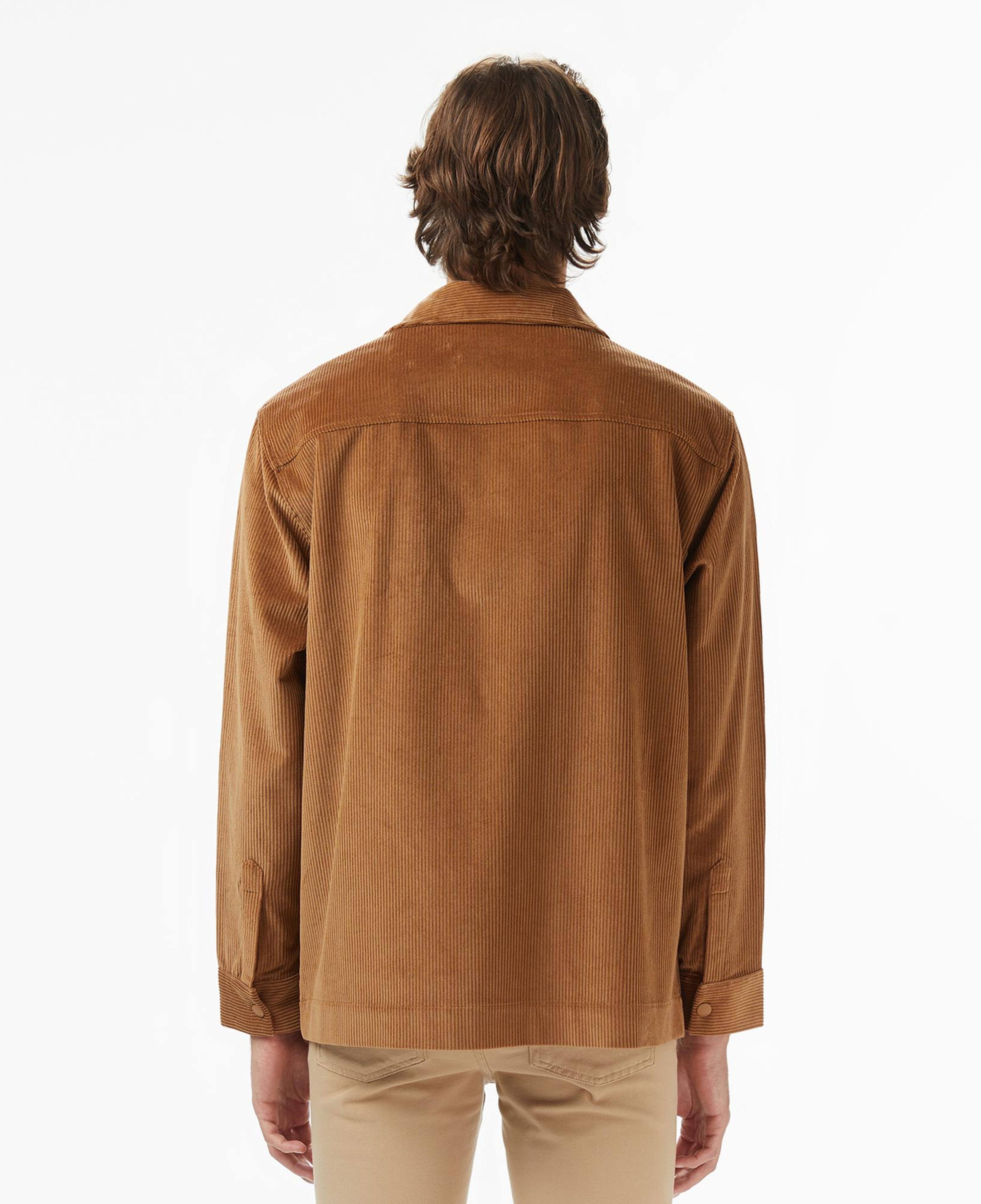 Lacoste Erkek Relaxed Fit Fermuarlı Kahverengi Dış Gömlek