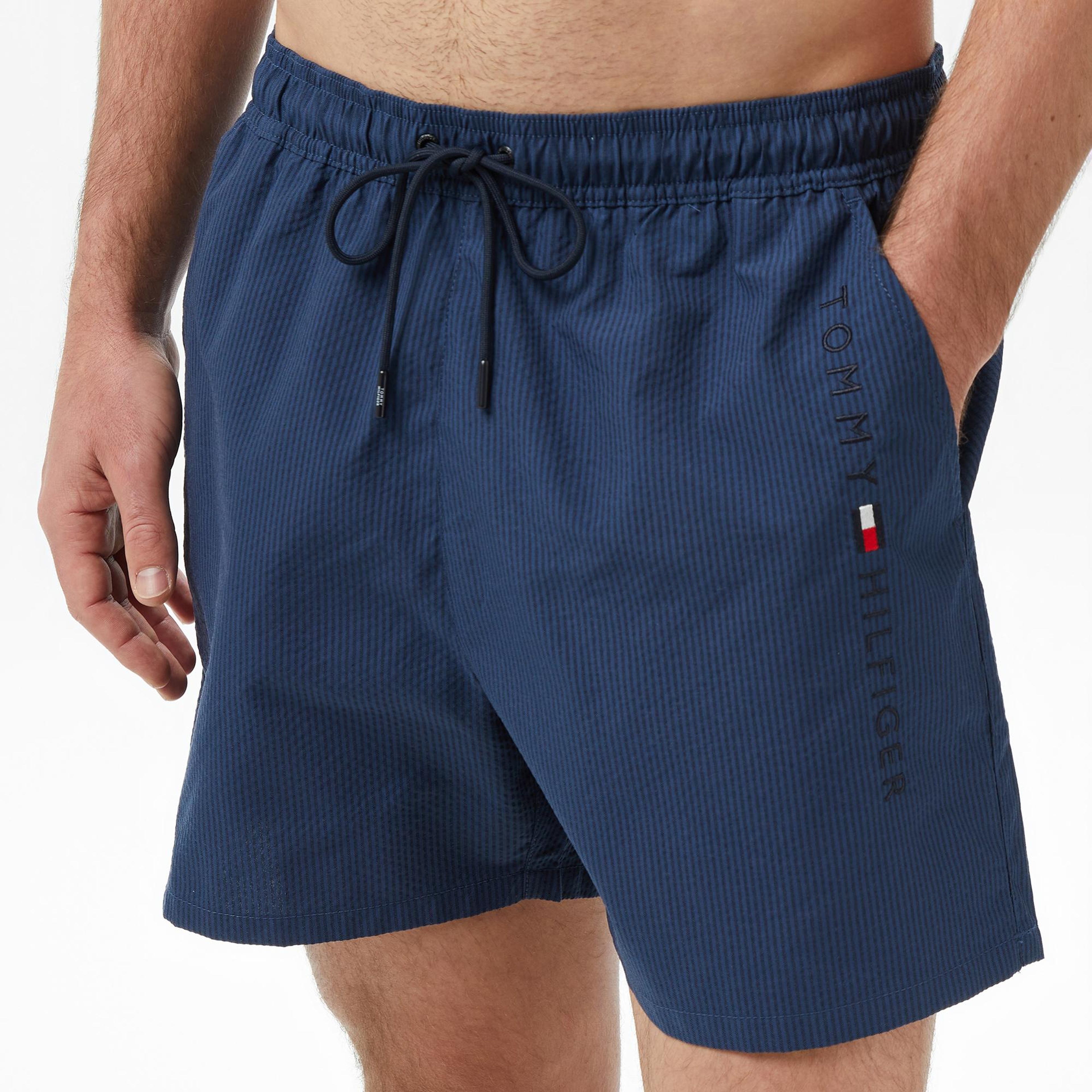 Tommy Hilfiger Original Erkek Lacivert Deniz Şortu