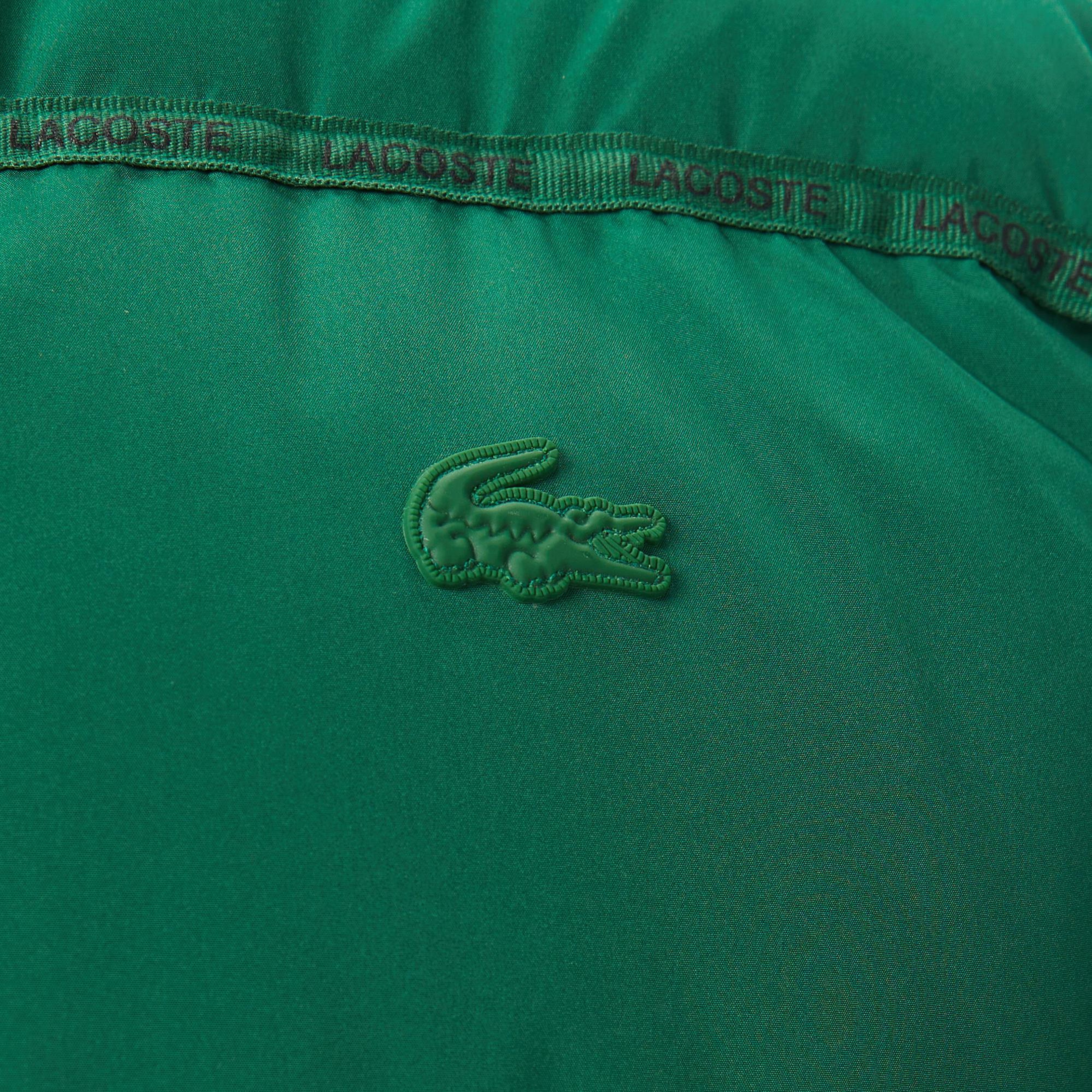 Lacoste Erkek Kapüşonlu Yeşil Mont