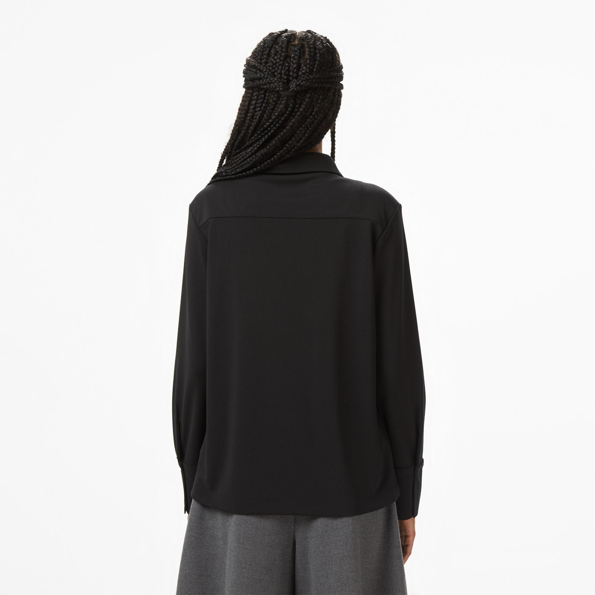 Lacoste Kadın Siyah Gömlek