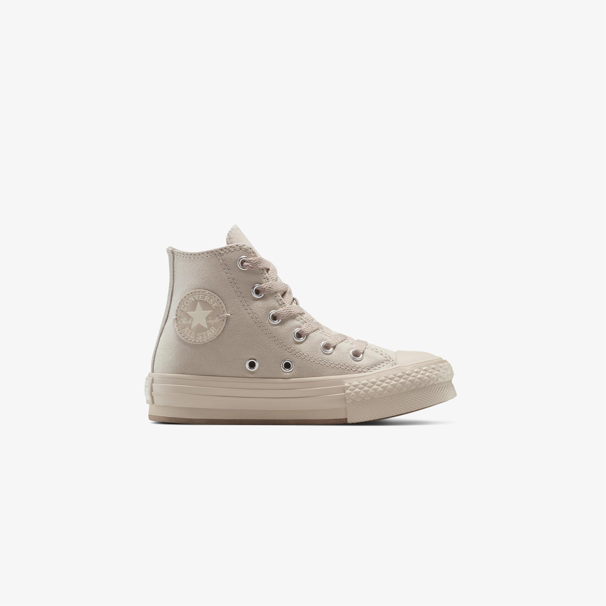 Converse Chuck Taylor All Star EVA Lift Platform Çocuk Bej Sneaker