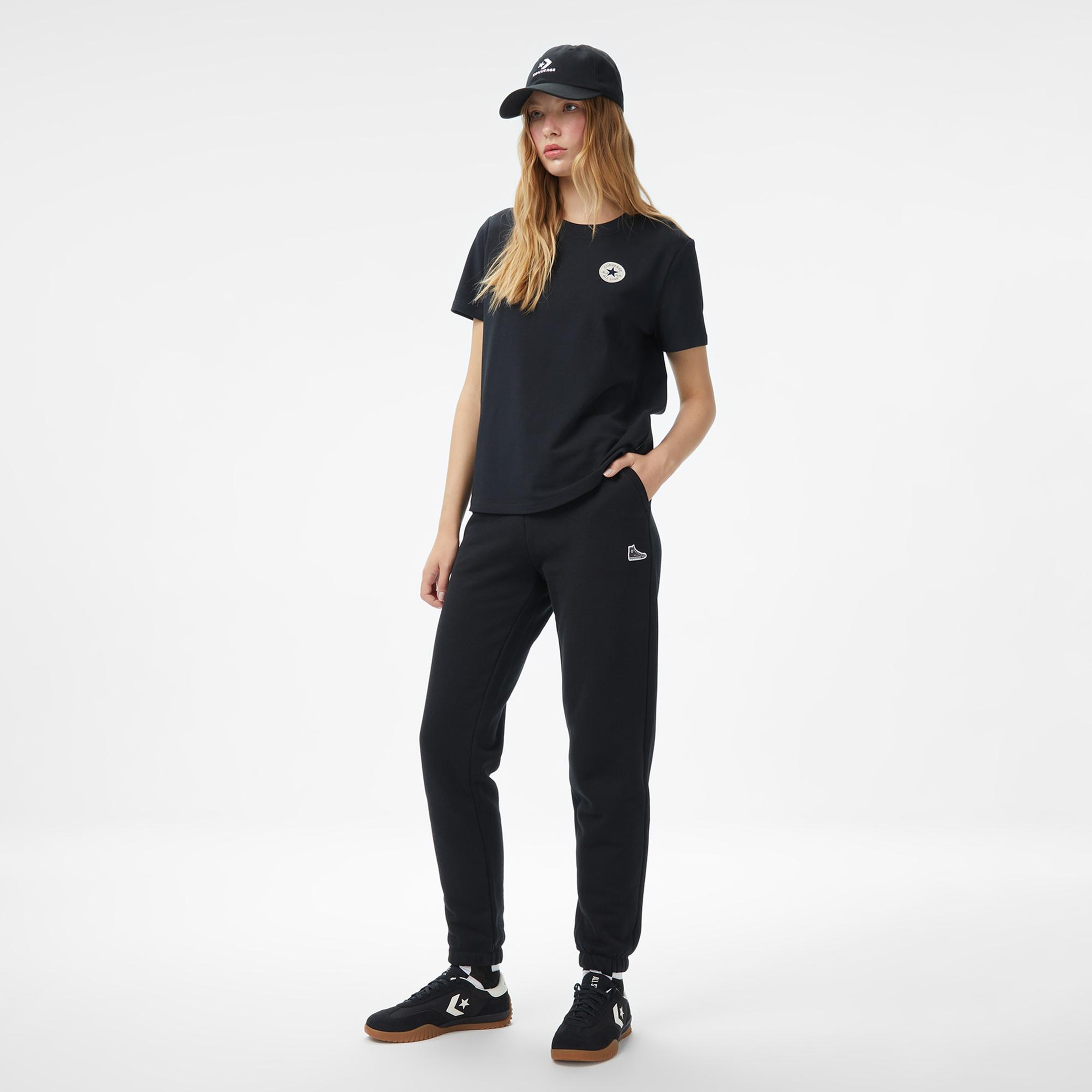 Converse Kadın Siyah Eşofman Altı