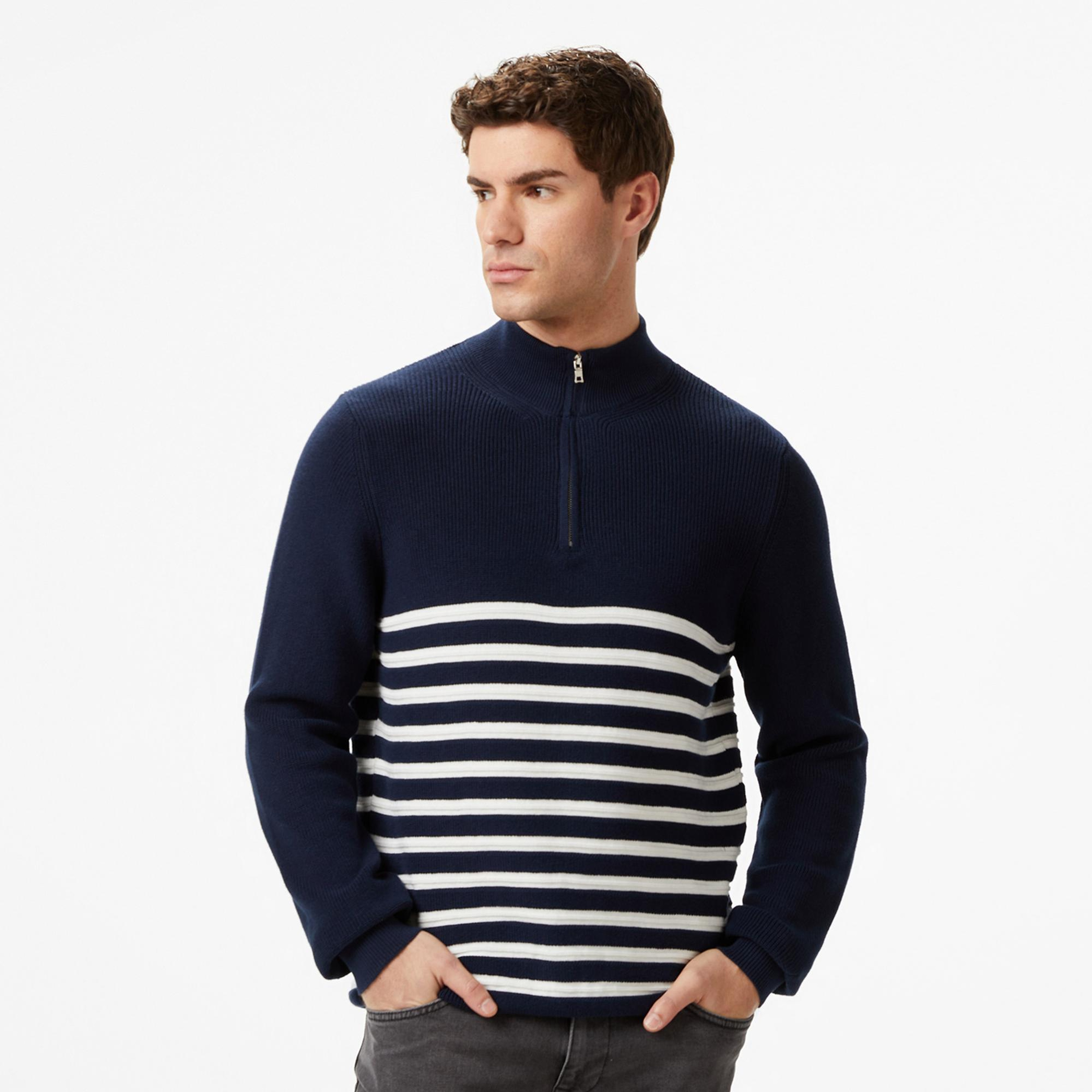 Nautica Erkek Lacivert Classic Fit Kazak