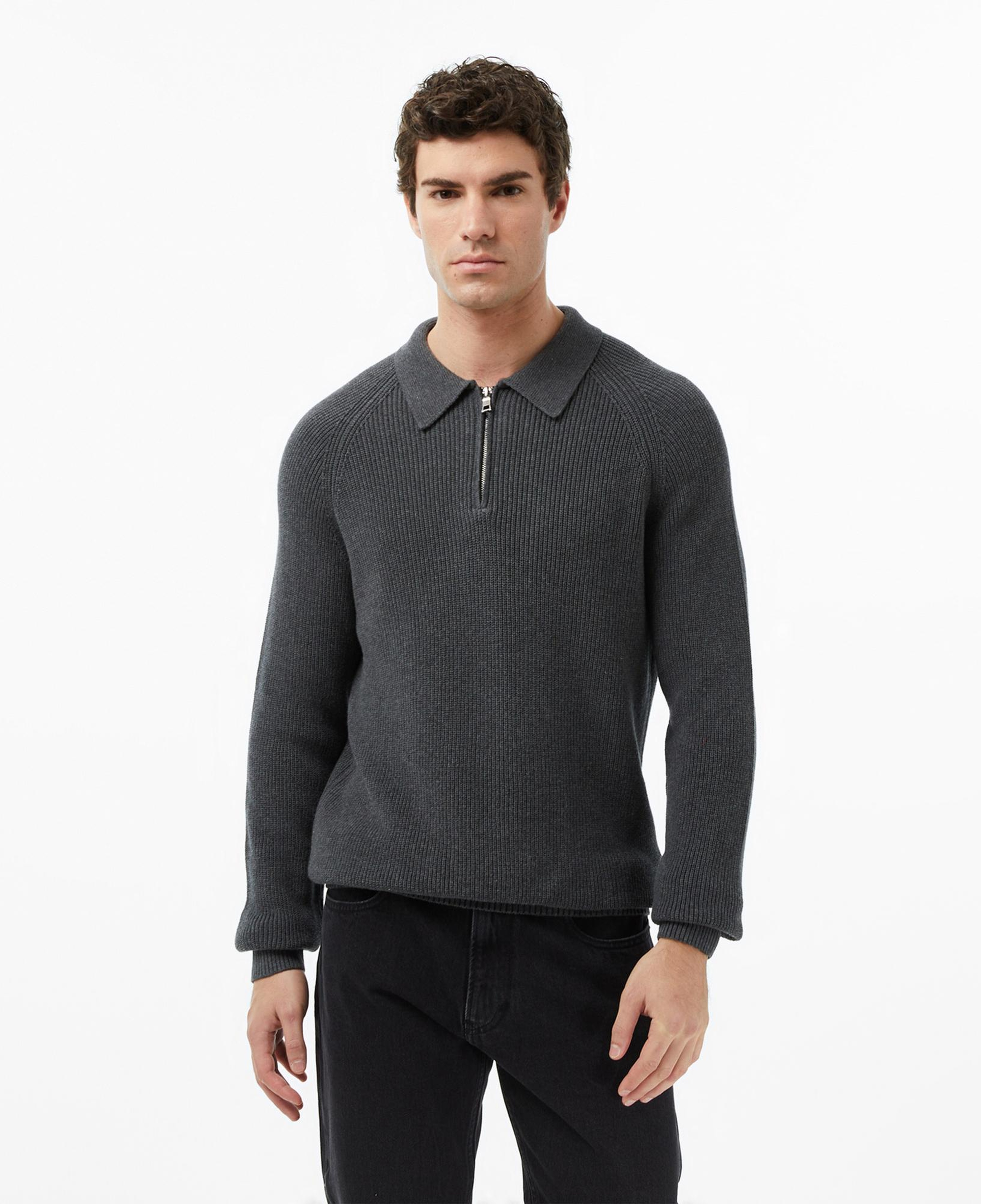 Nautica Erkek Gri Classic Fit Kazak