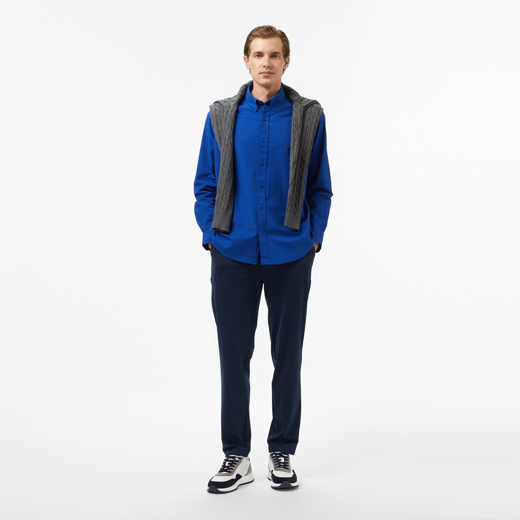 Nautica Erkek Mavi Classic Fit Gömlek