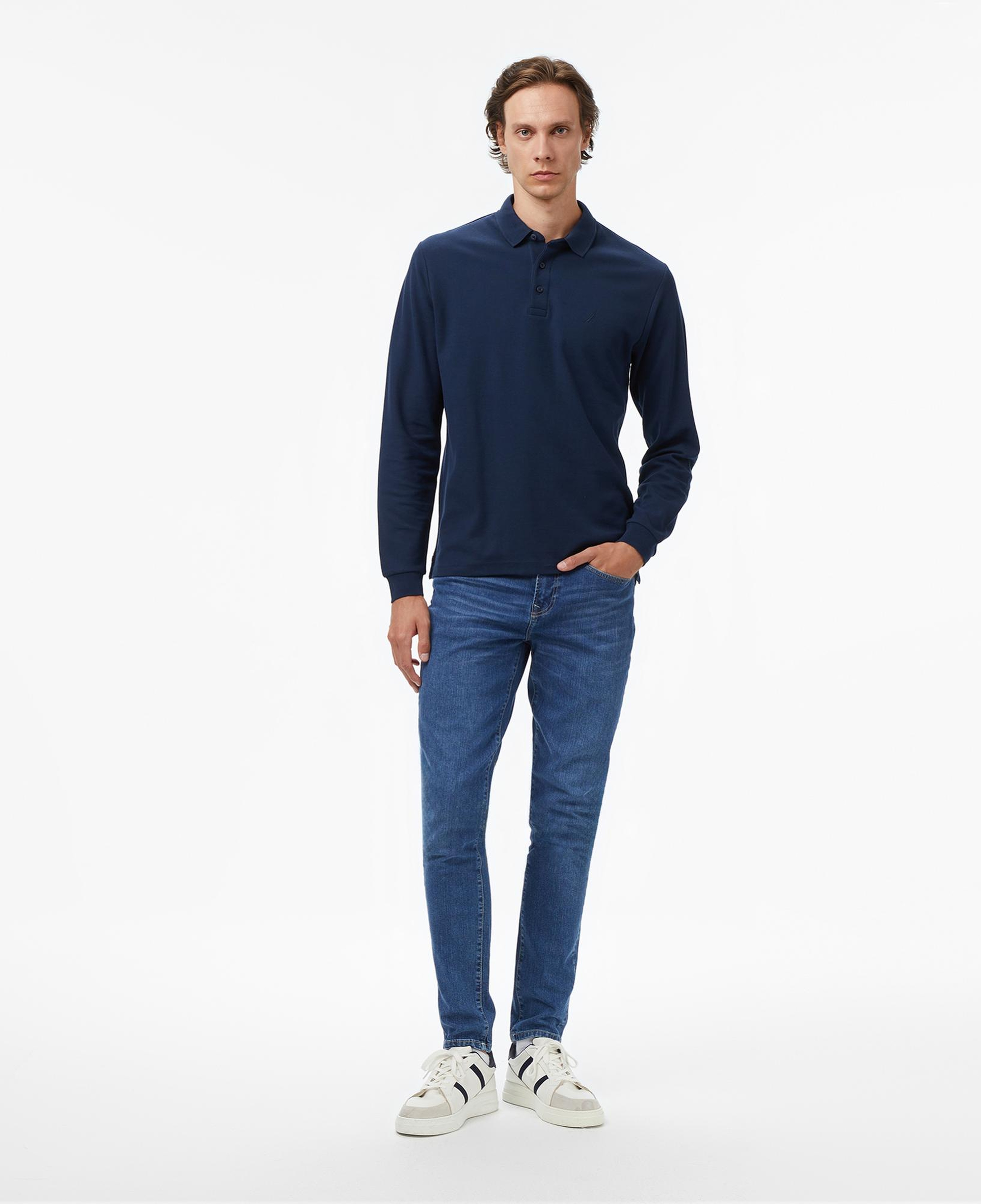 Nautica Erkek Mavi Skinny Straight Pantolon