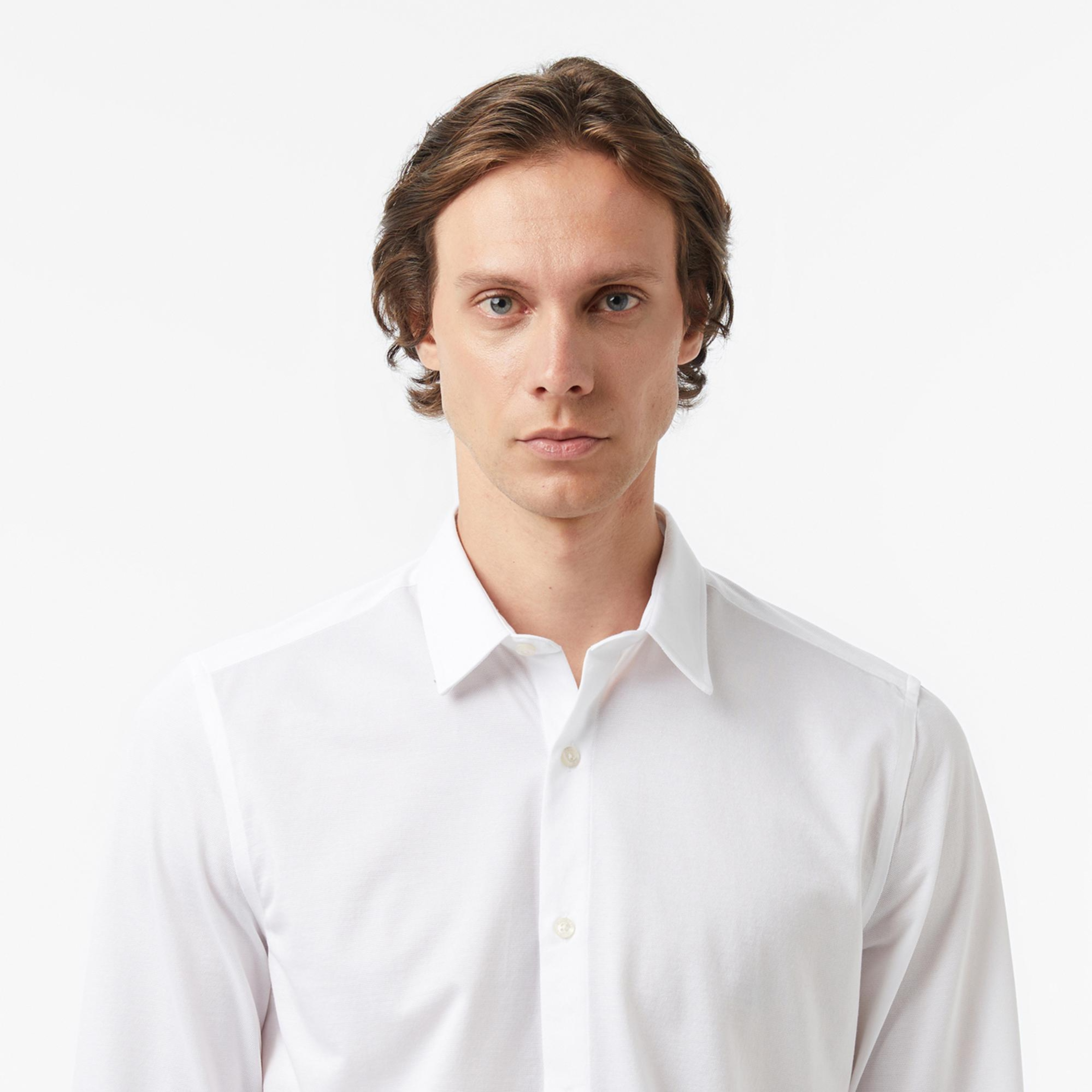 Nautica Erkek Beyaz Slim Fit Gömlek