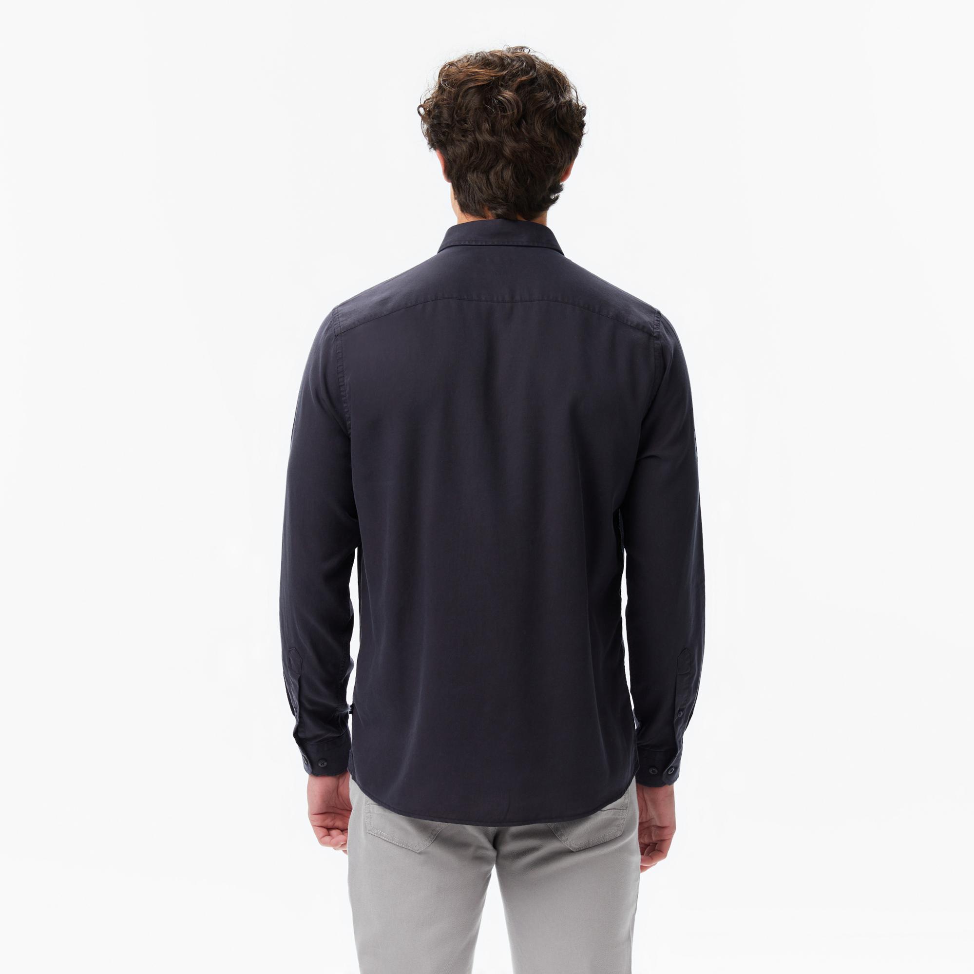 Nautica Erkek Siyah Classic Fit Gömlek