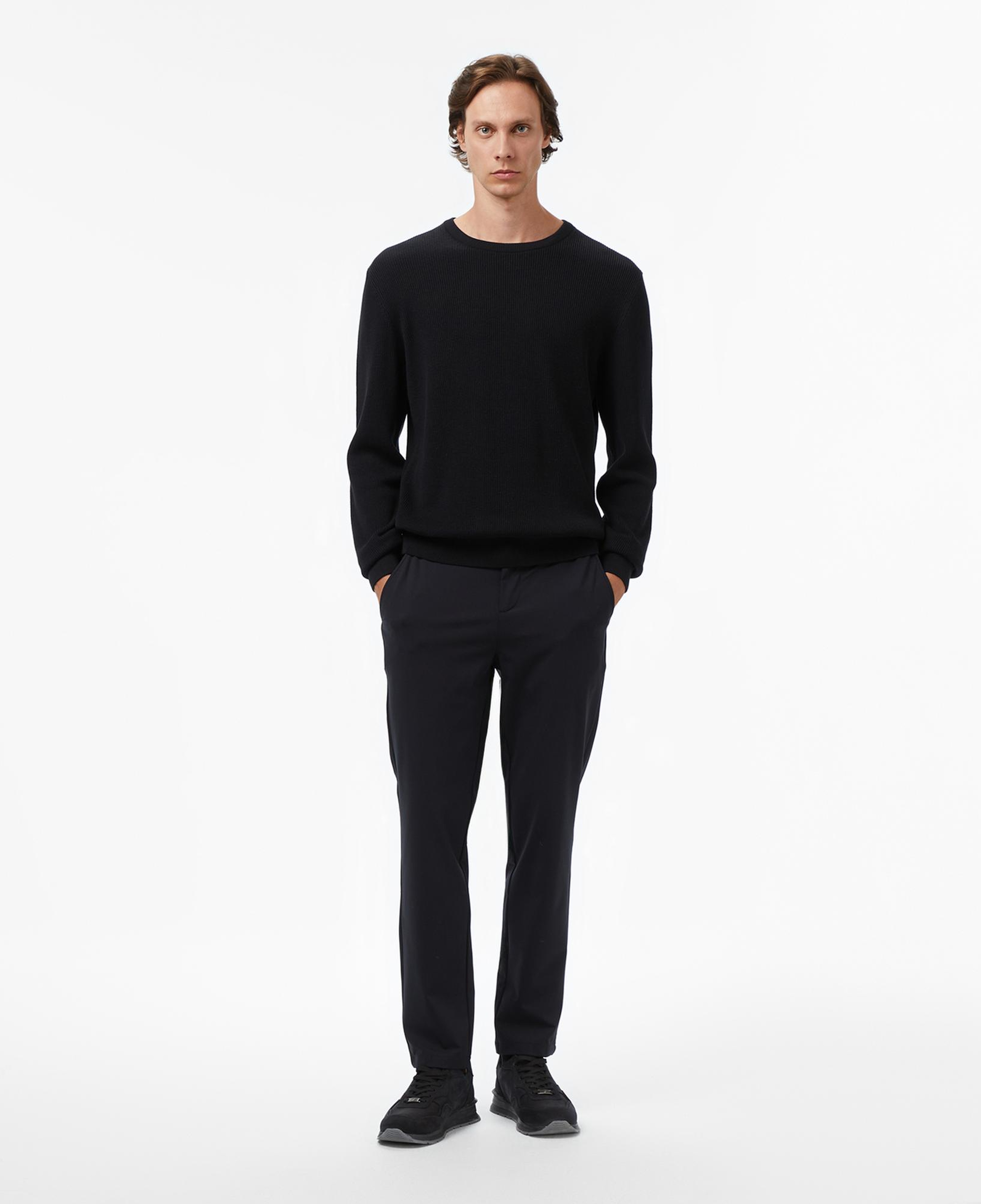 Nautica Erkek Siyah Classic Fit Kazak