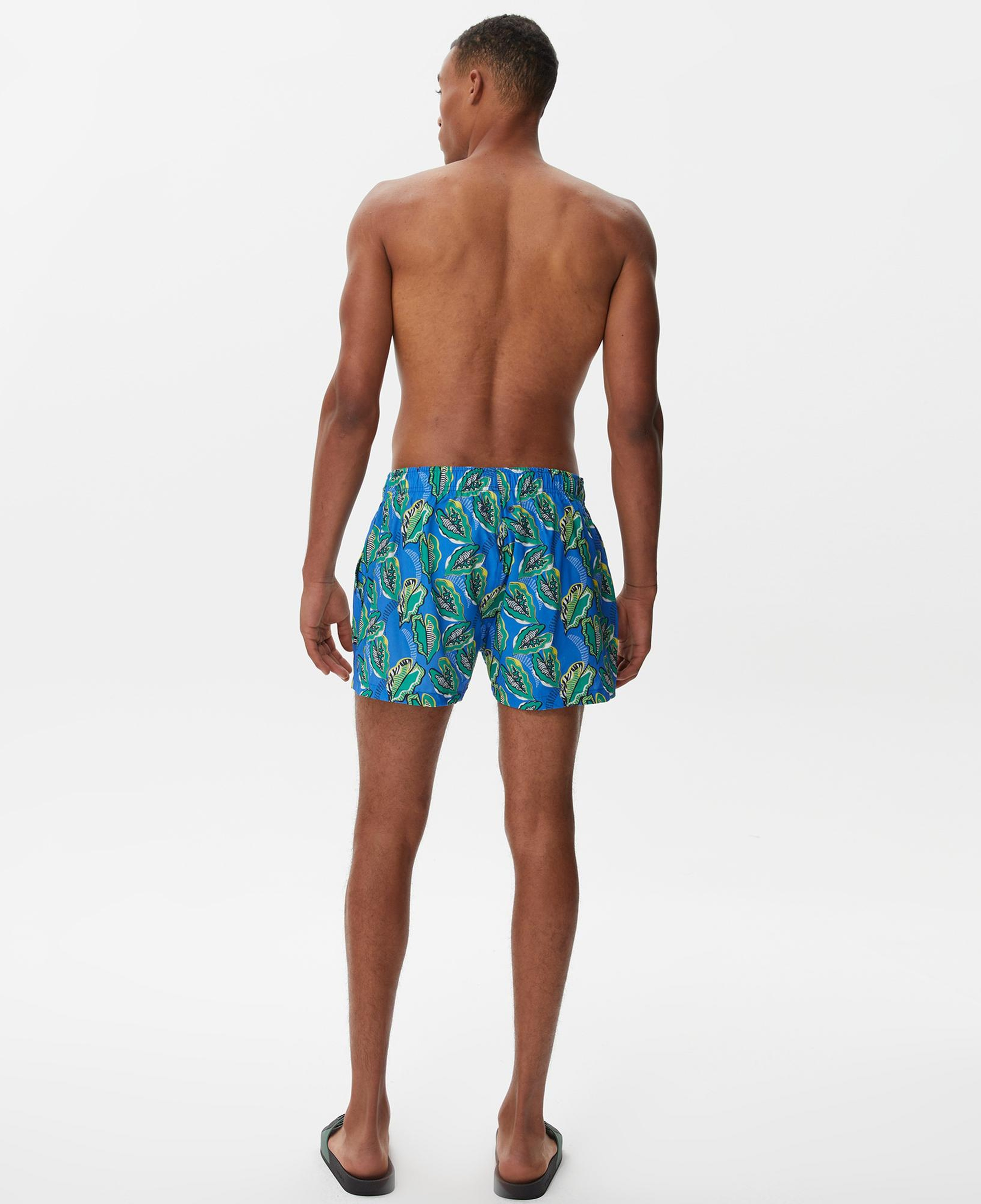 Nautica Erkek Mavi Baskılı Deniz Şortu