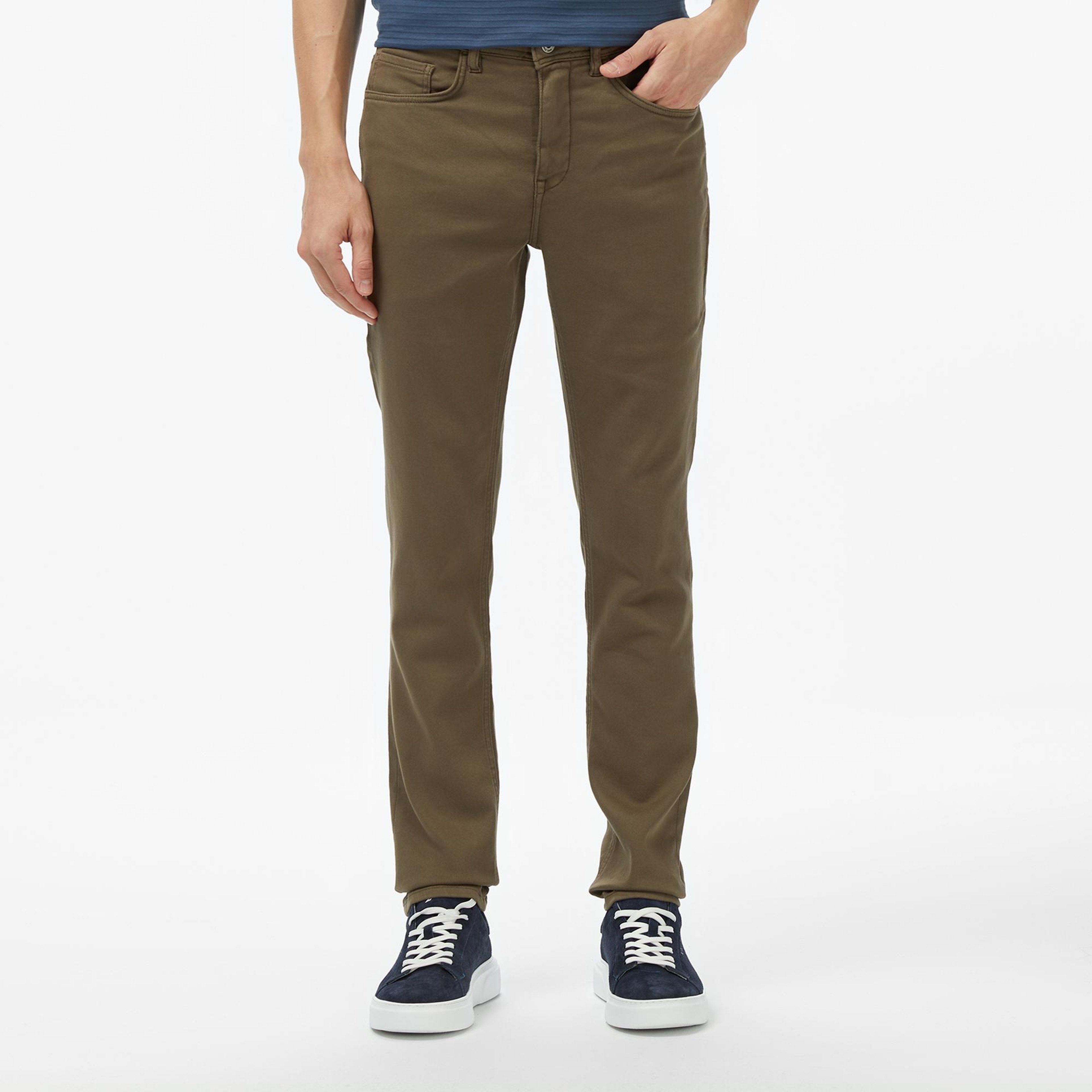 Nautica Erkek Kahverengi Slim Fit Pantolon