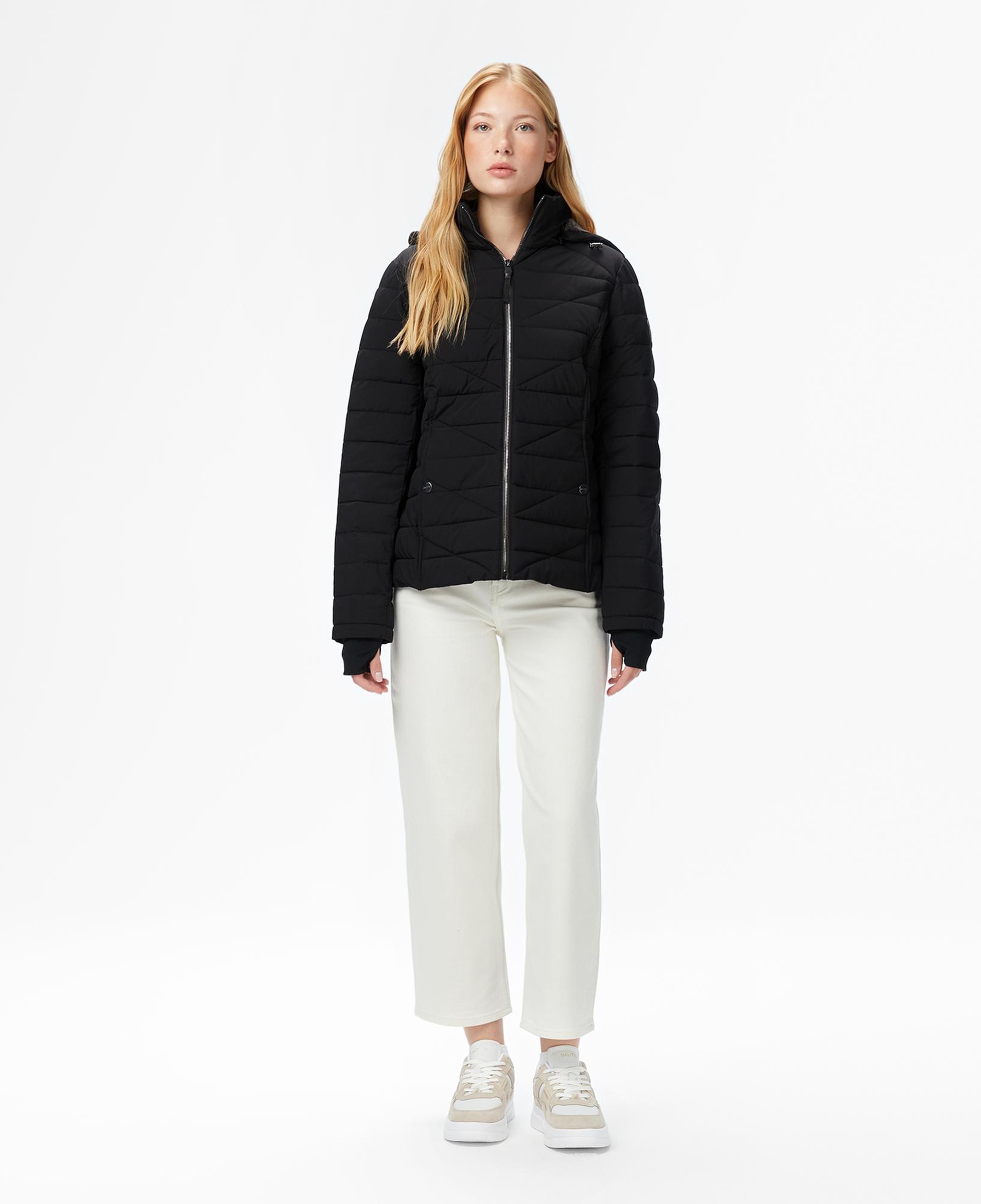 Nautica Kadın Siyah Regular Fit Mont