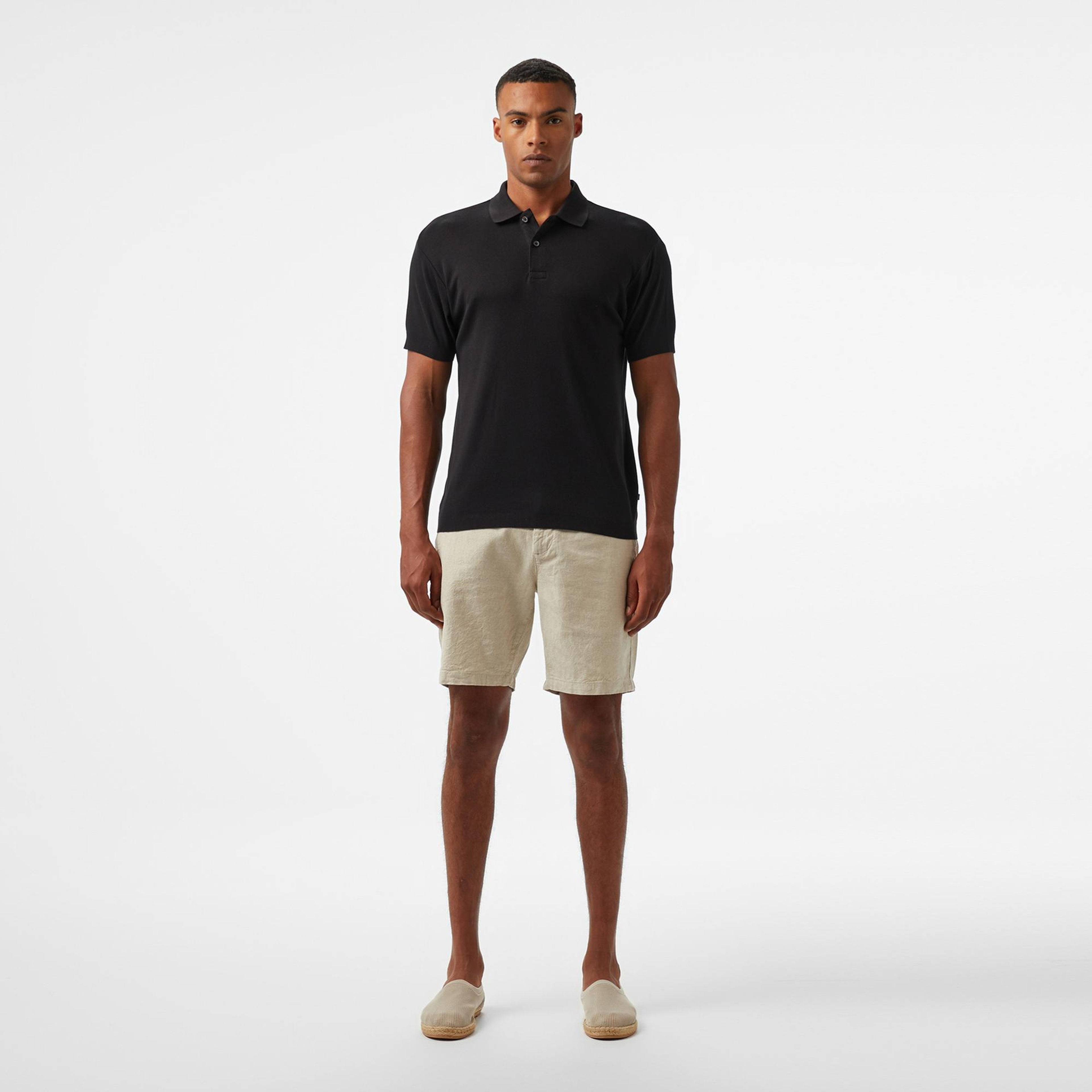 Nautica Erkek Siyah Classic Fit Polo