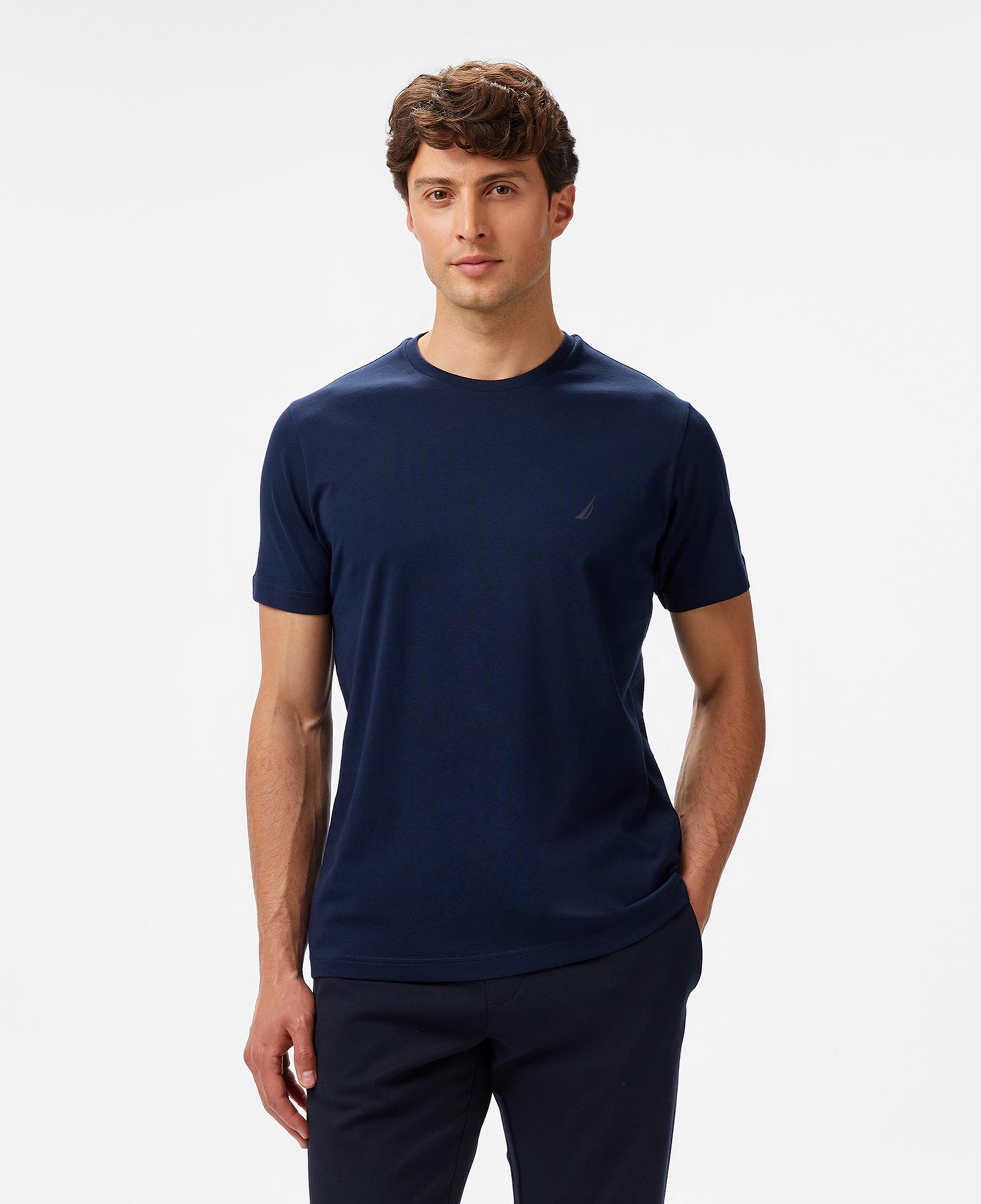 Nautica Erkek Lacivert Regular Fit T-Shirt