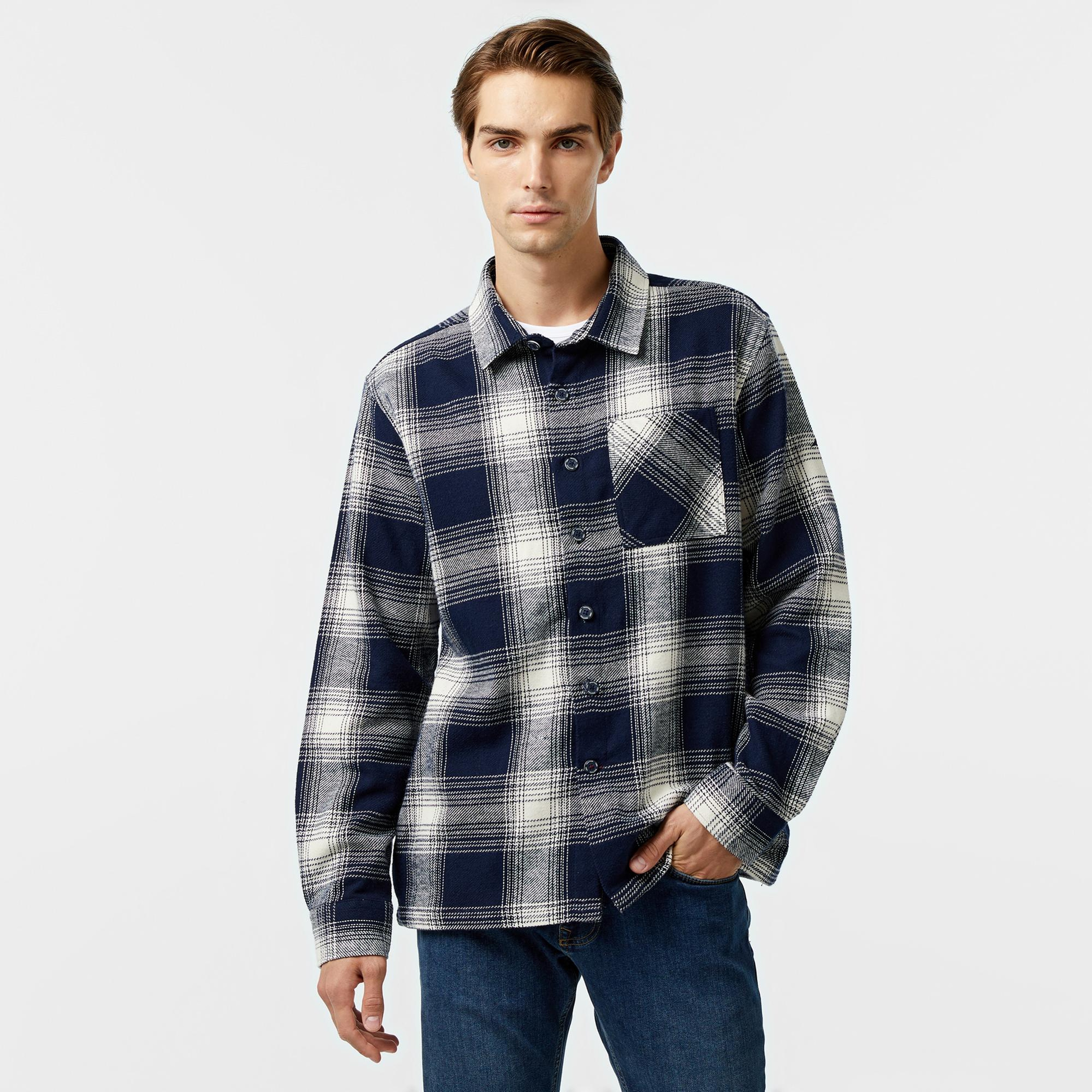 Nautica Erkek Lacivert Classic Fit Gömlek