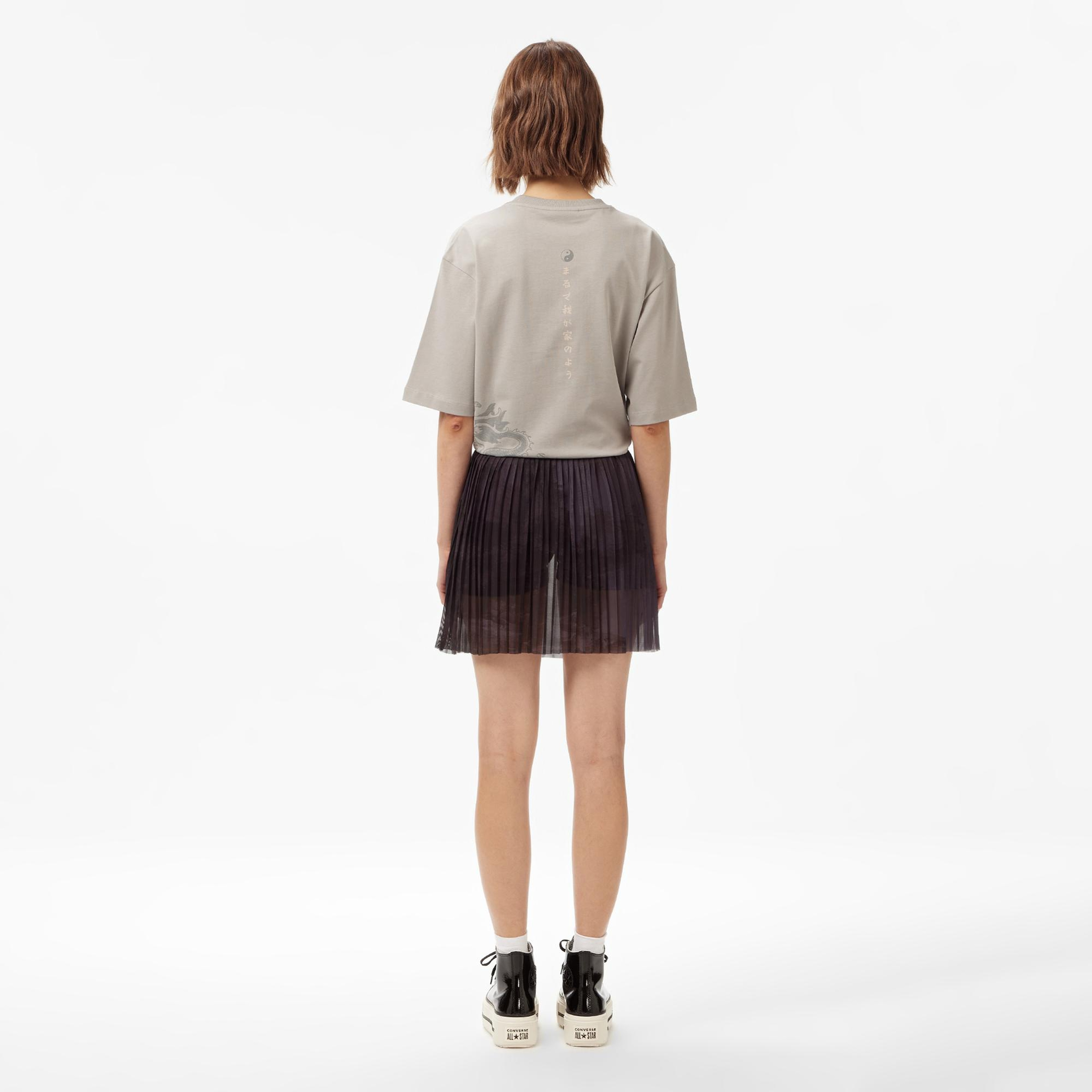 UNITED4 Kadın Gri Etek