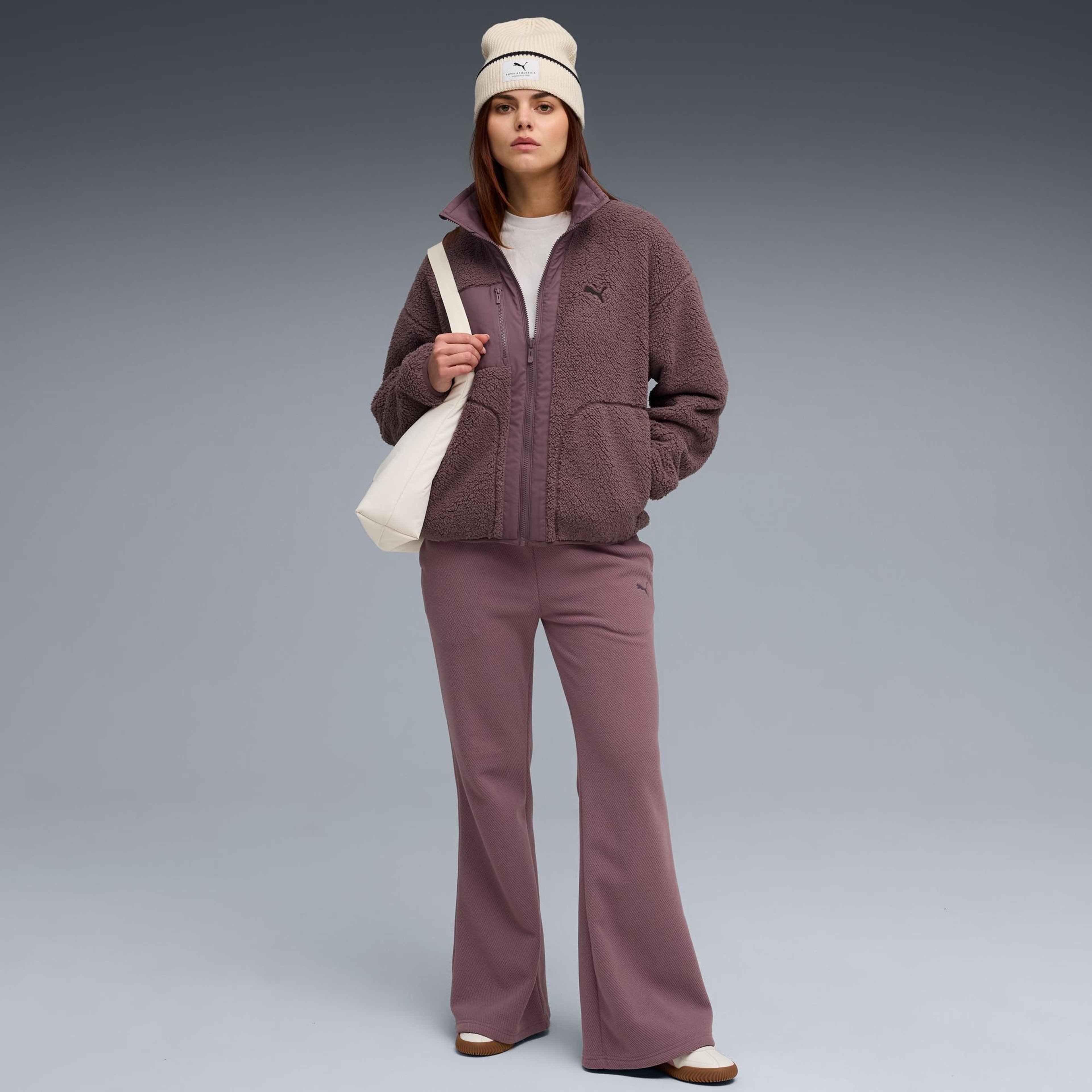 Puma Reversible Kadın Mor Ceket