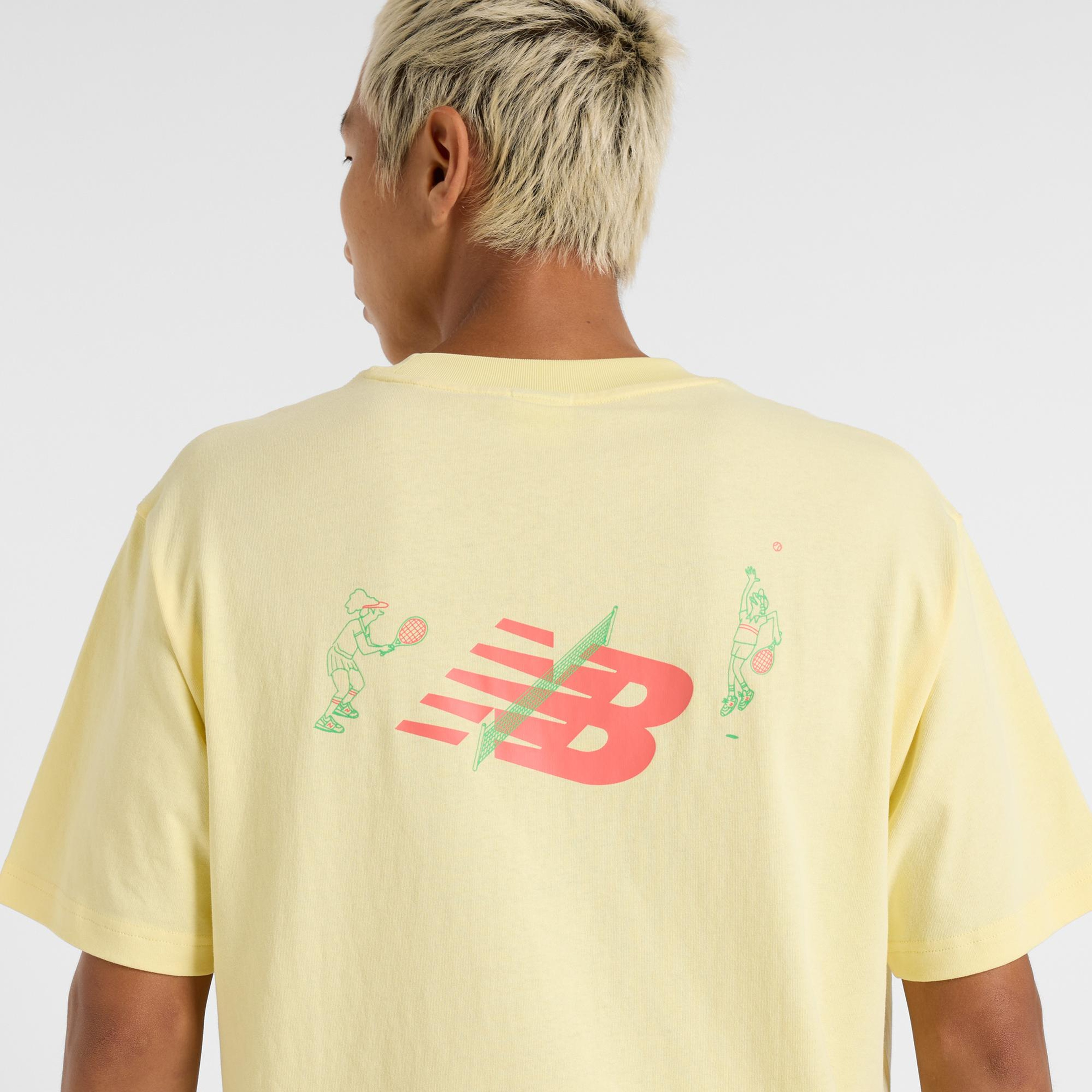 New Balance MT51903 Erkek Sarı T-Shirt