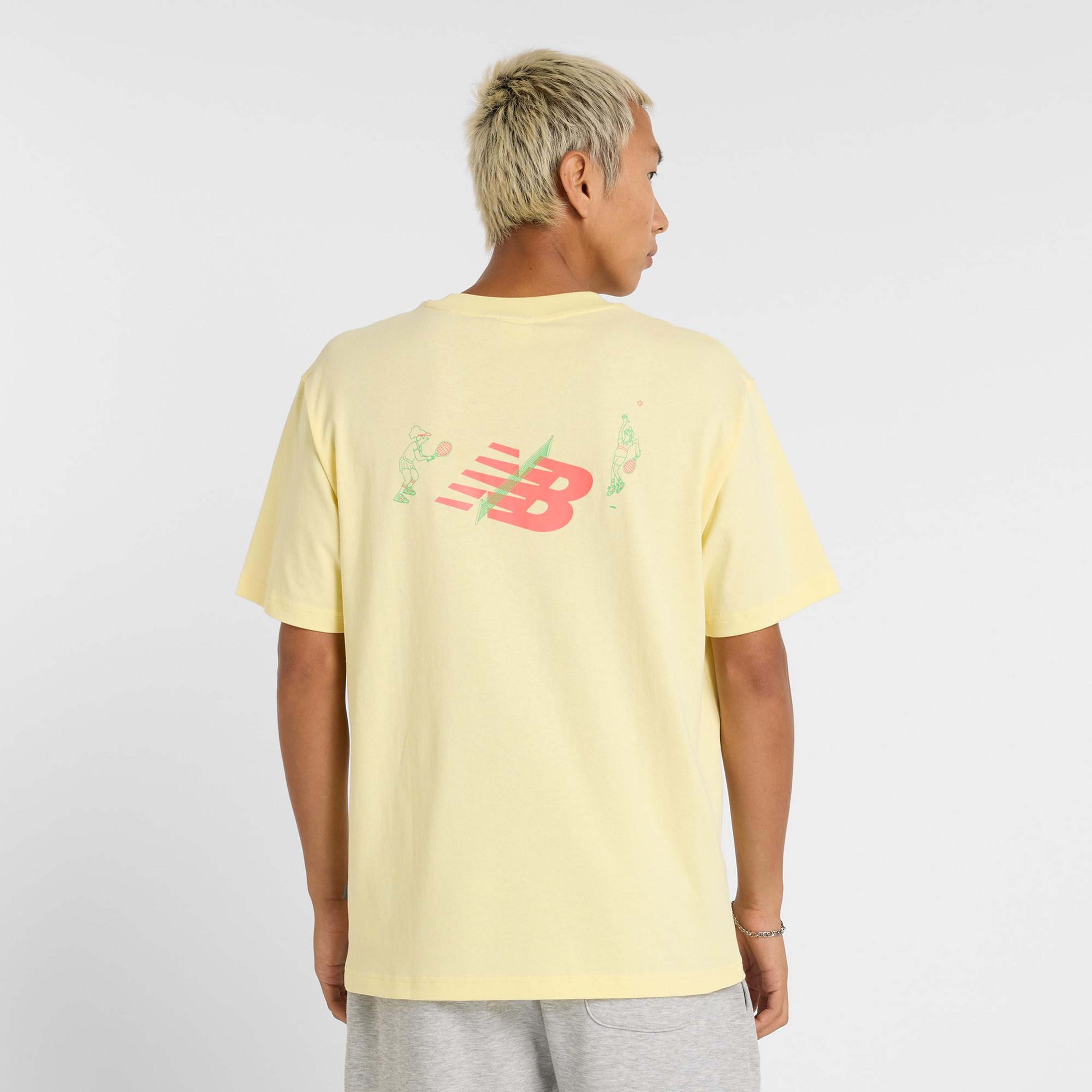 New Balance MT51903 Erkek Sarı T-Shirt