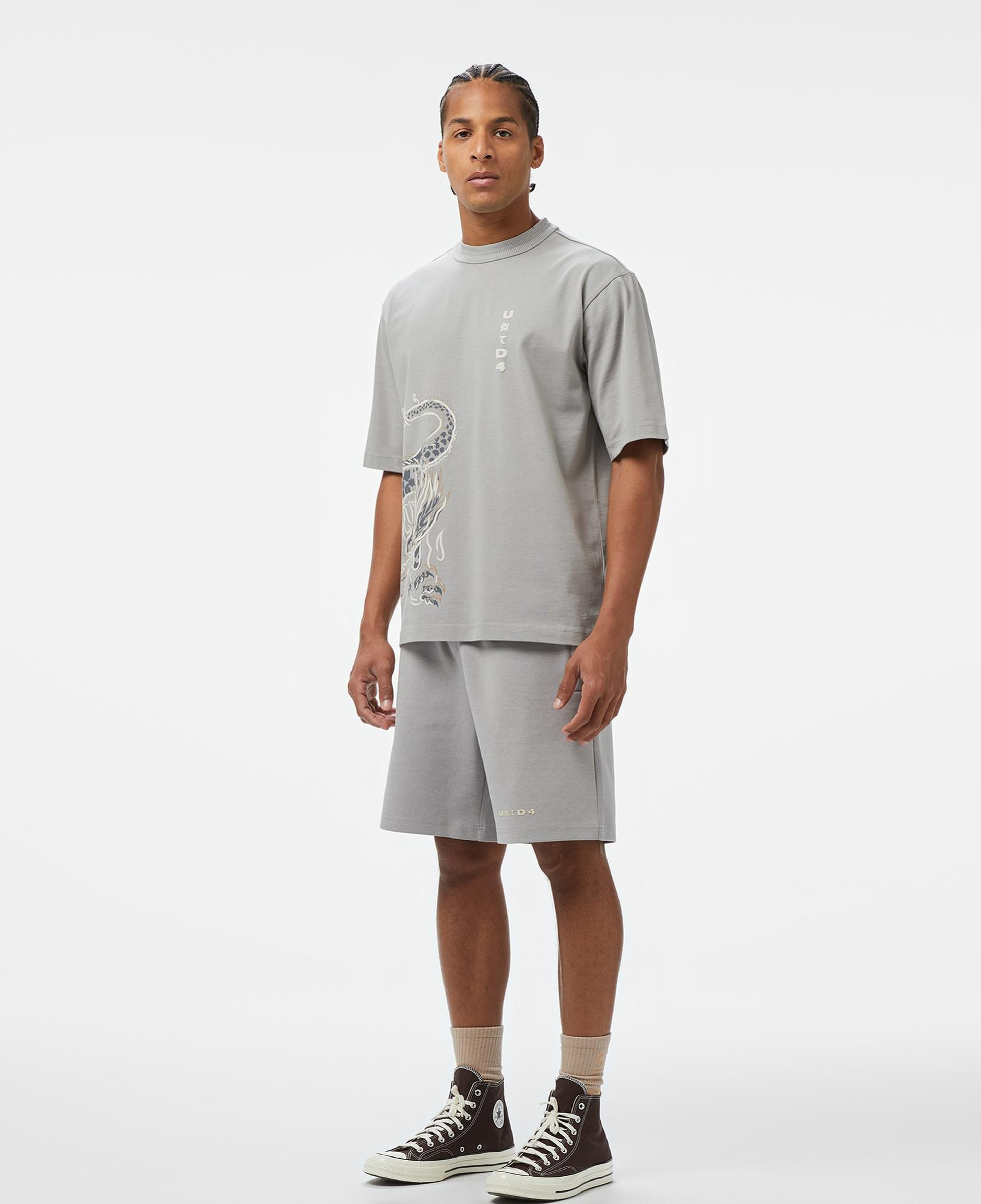 UNITED4 Classic Erkek Gri Şort