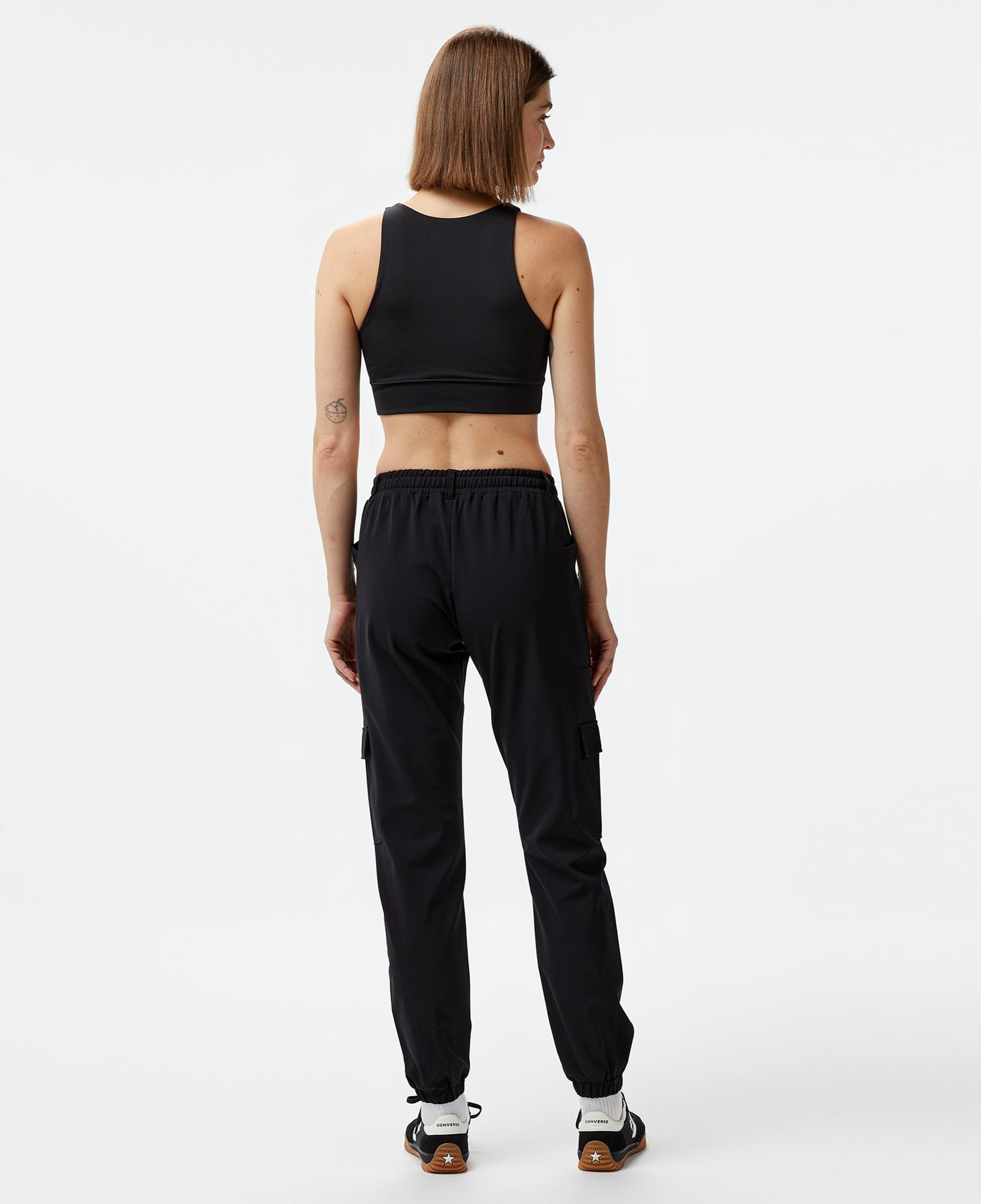 Sportempt Stw141 Kadın Siyah Eşofman Altı