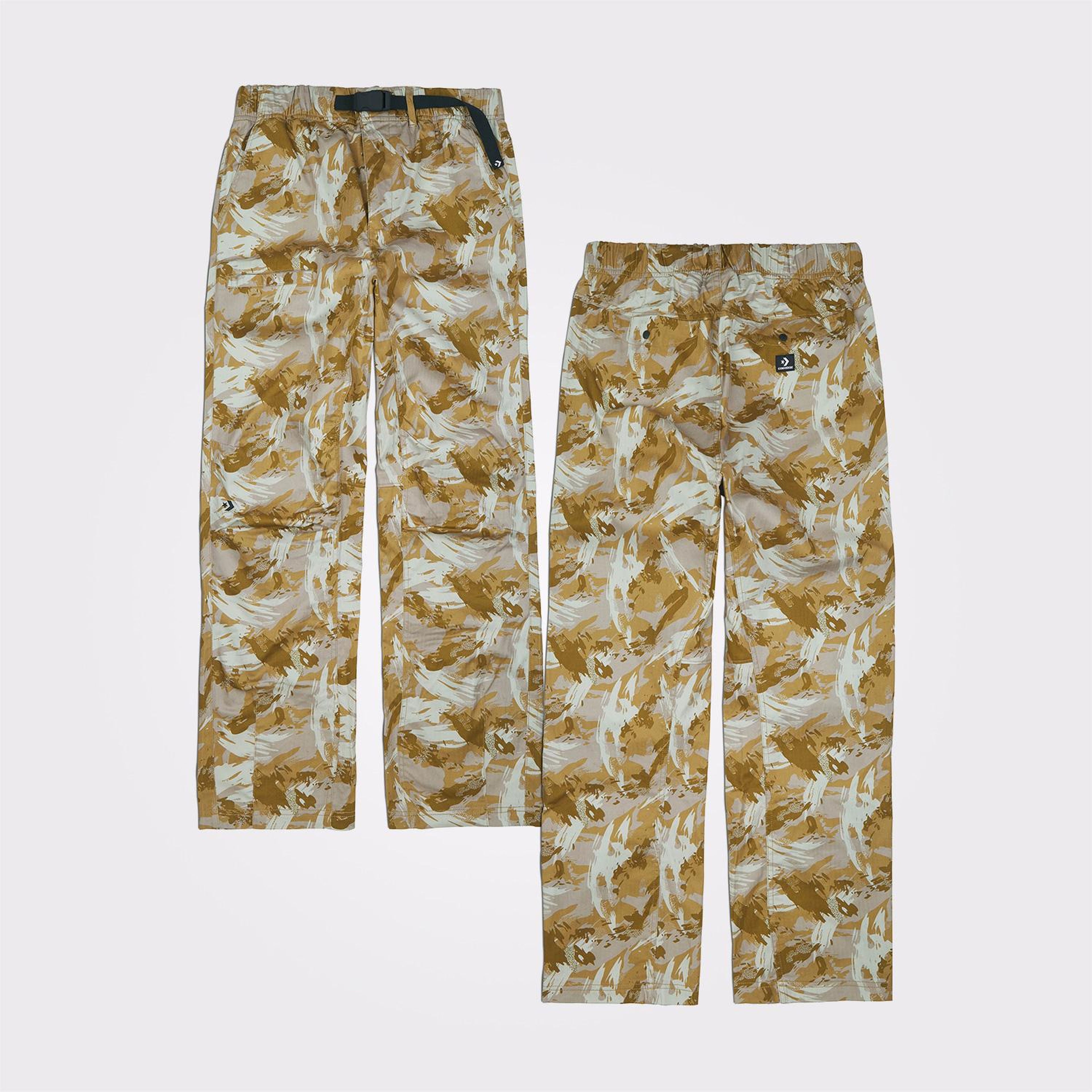 Converse Camo Desenli Erkek Hardal Pantolon