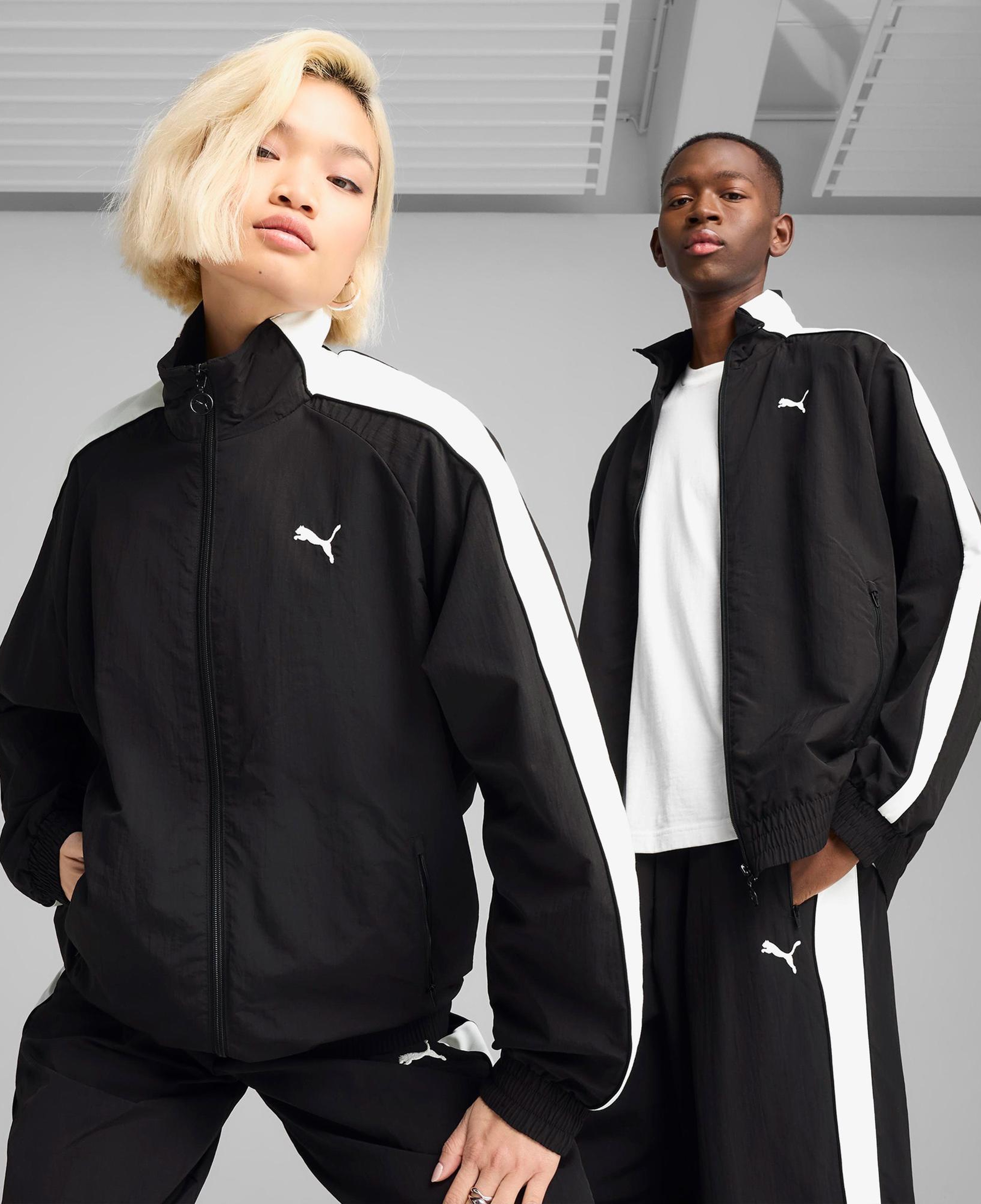 Puma T7 Oversized Track  Unisex Siyah Ceket