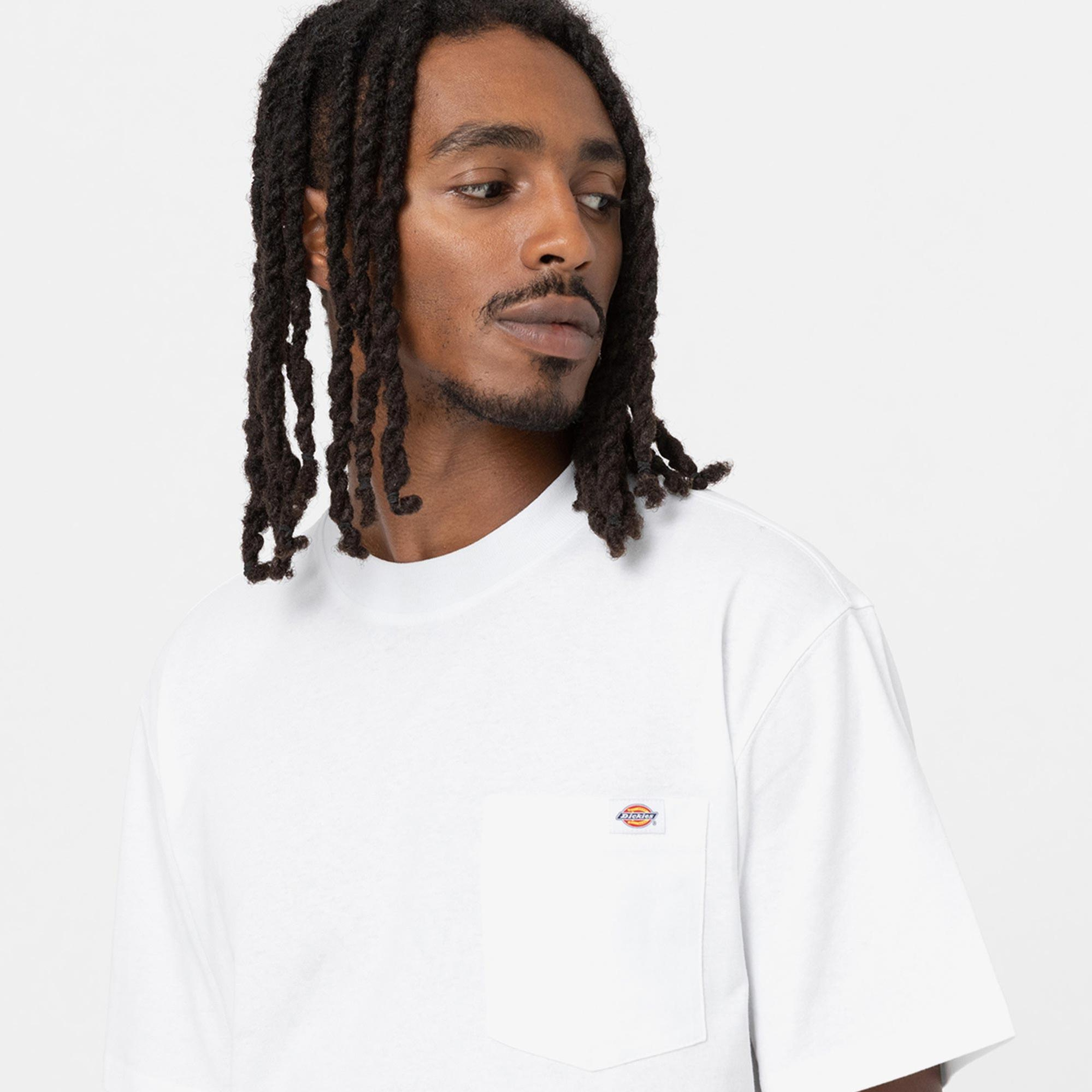 Dickies Luray Pocket Erkek Beyaz T-Shirt