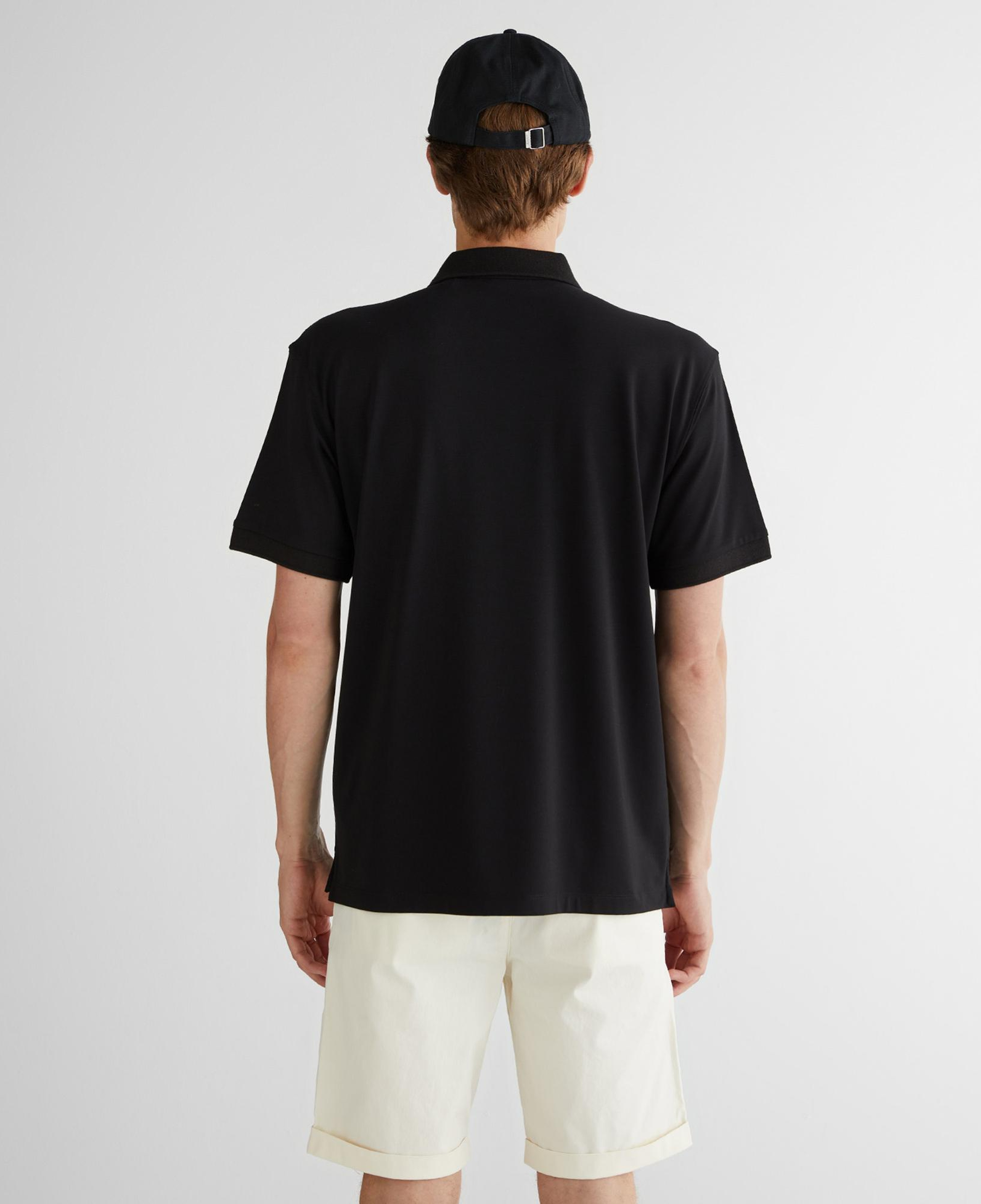 GANT Erkek Siyah Relaxed Fit Polo