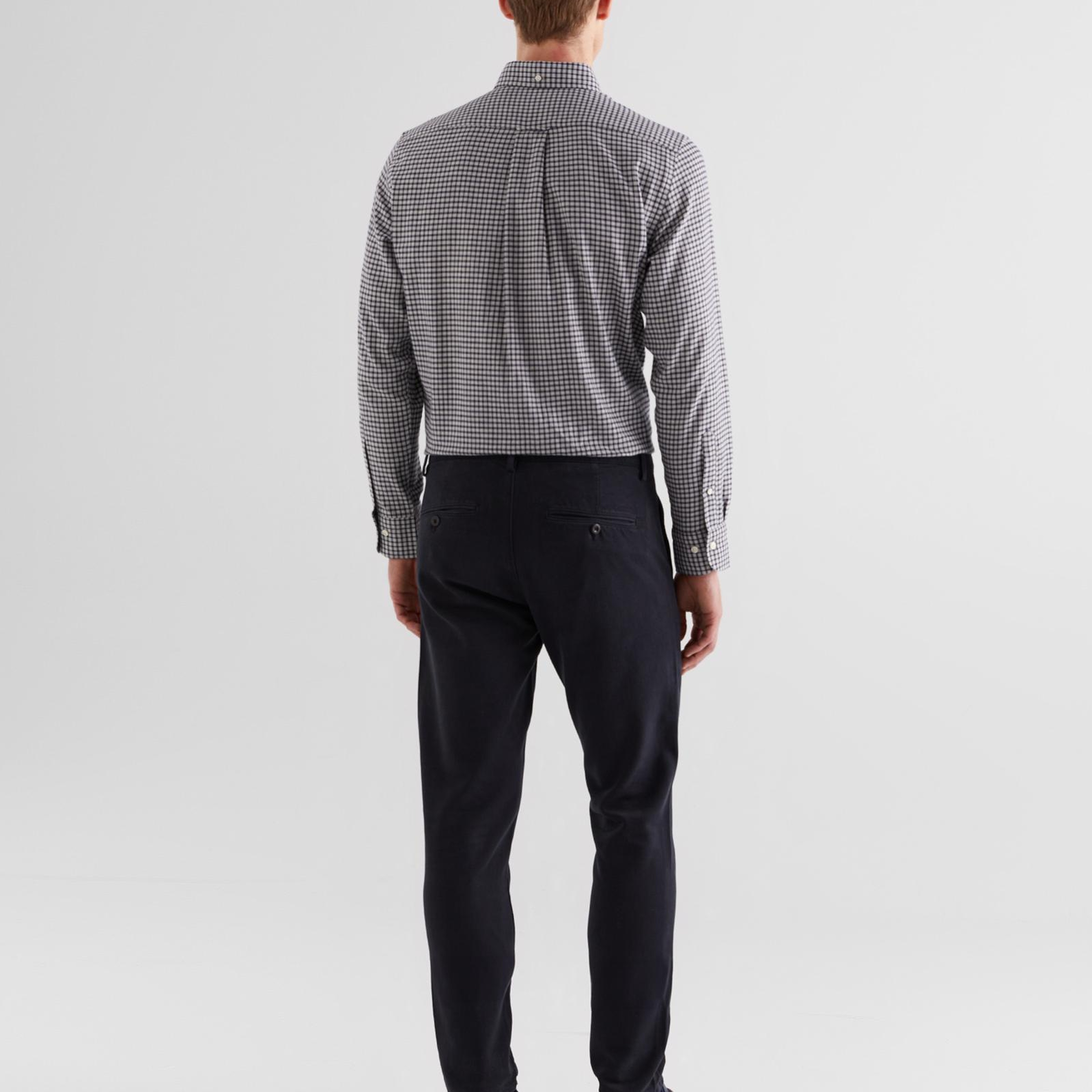 GANT Erkek Siyah Regular Fit Pantolon