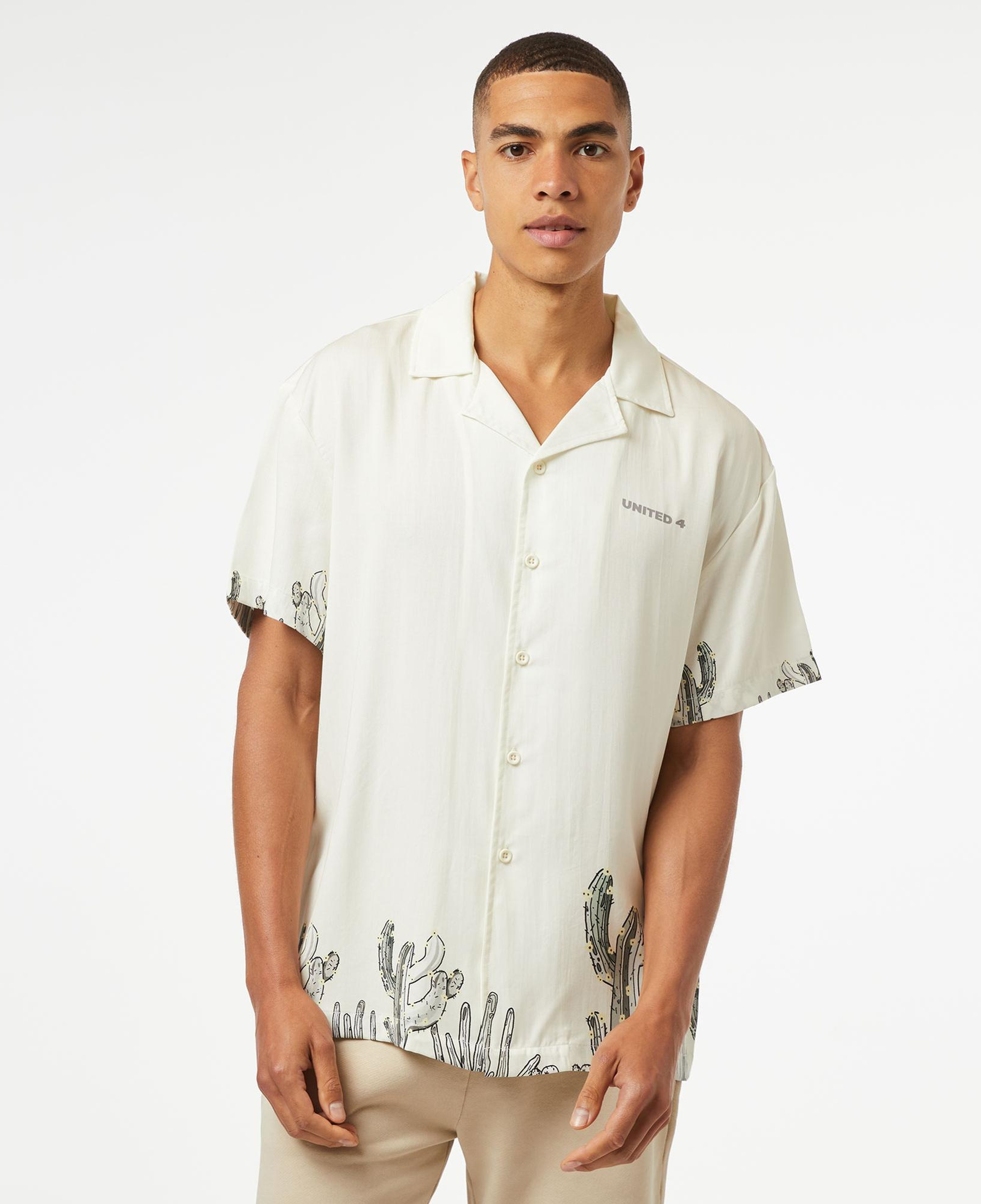UNITED4 Erkek Krem Gömlek