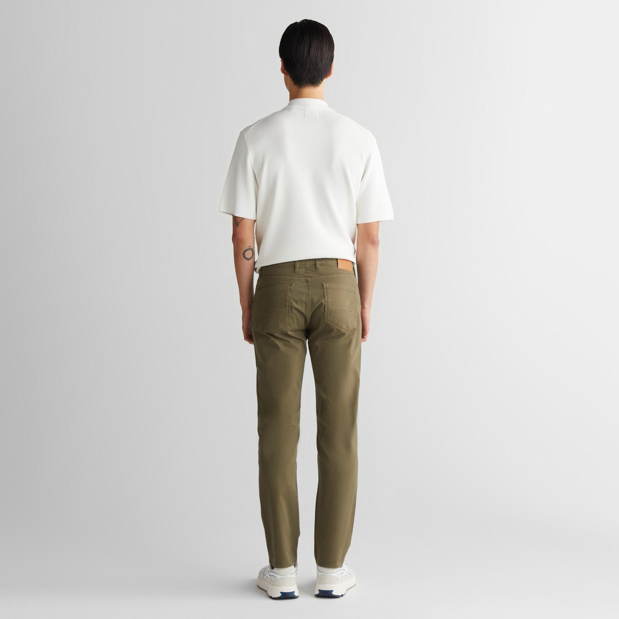 GANT Erkek Yeşil Regular Fit Pantolon