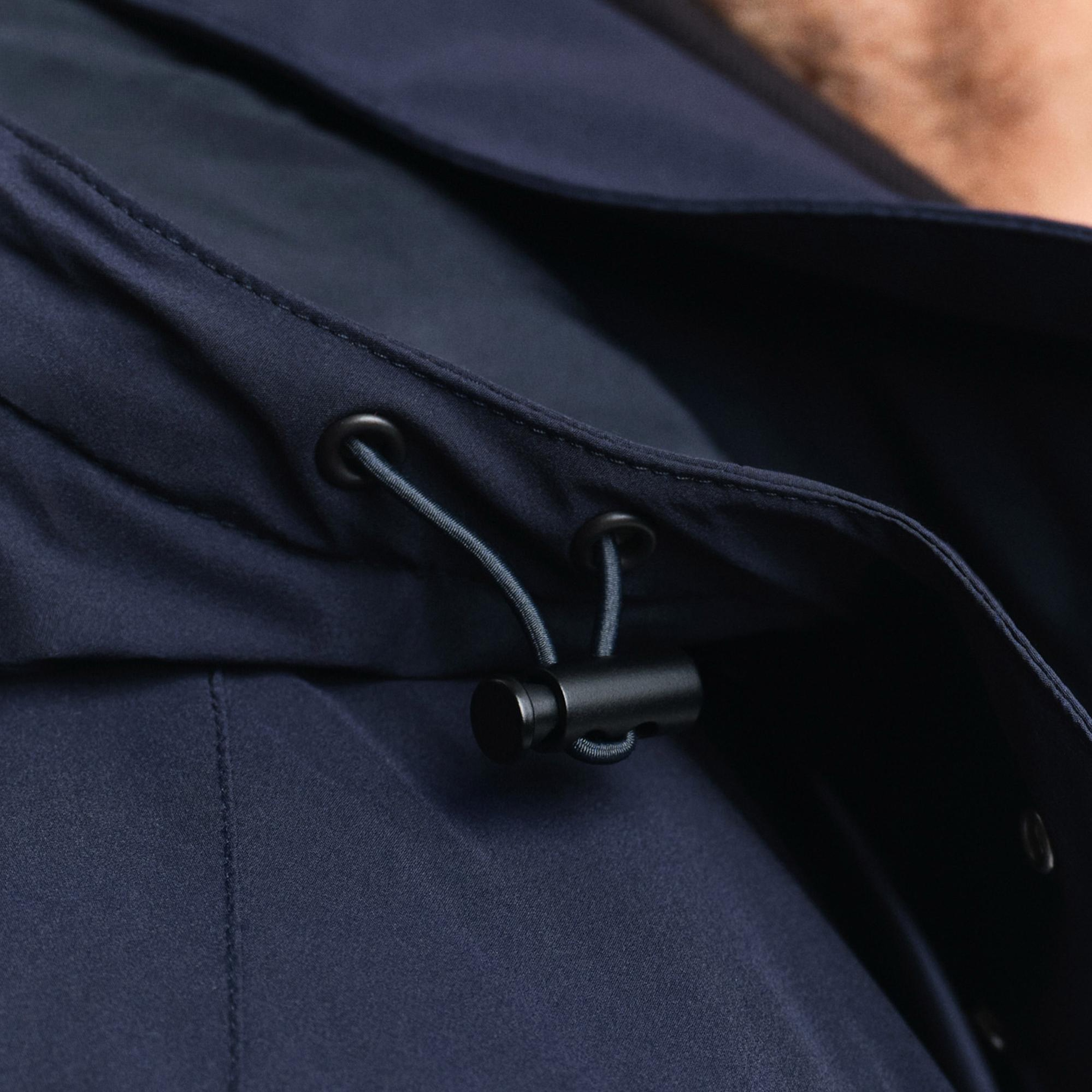 GANT Erkek Lacivert Kapüşonlu Mont