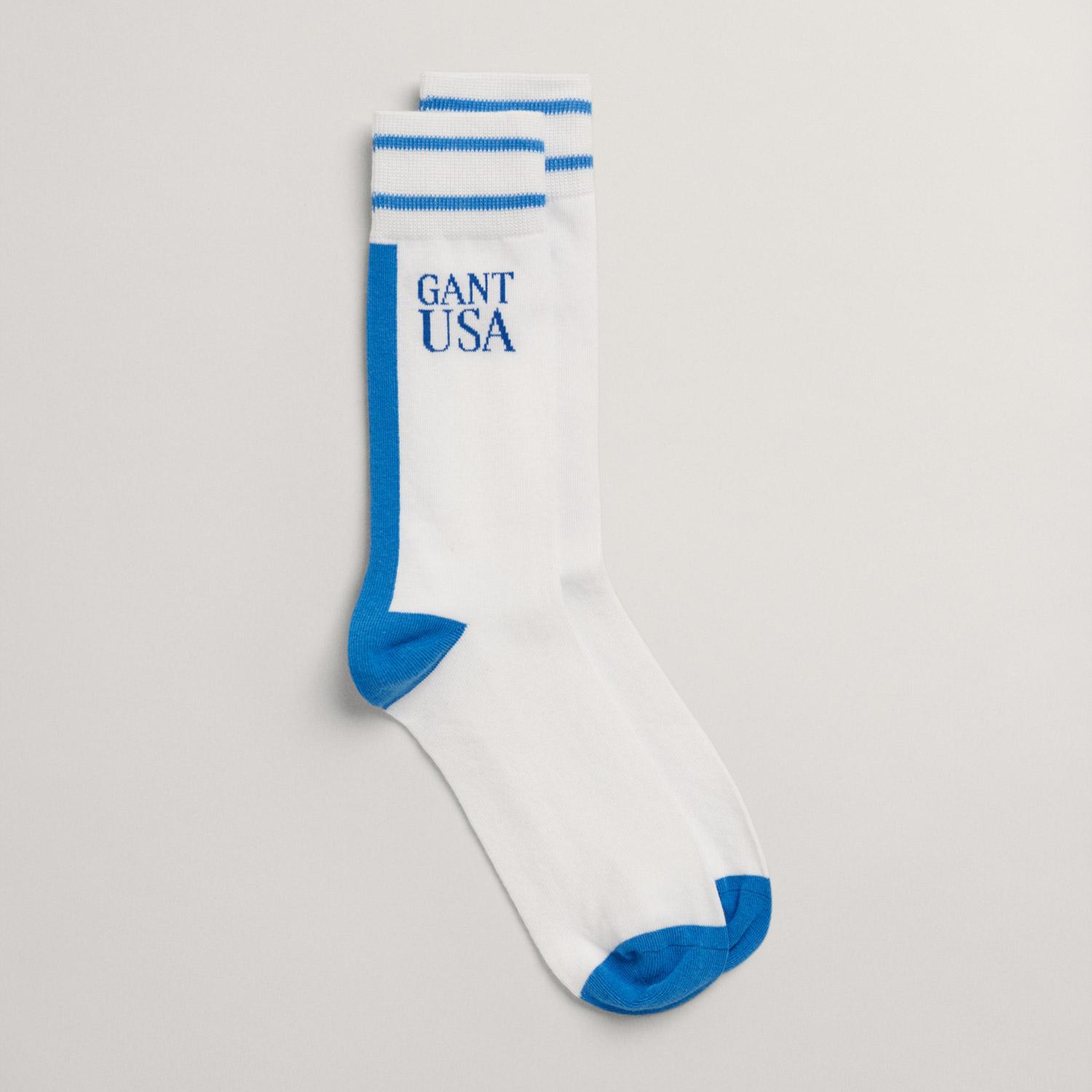 GANT Unisex Mavi Logolu Çorap