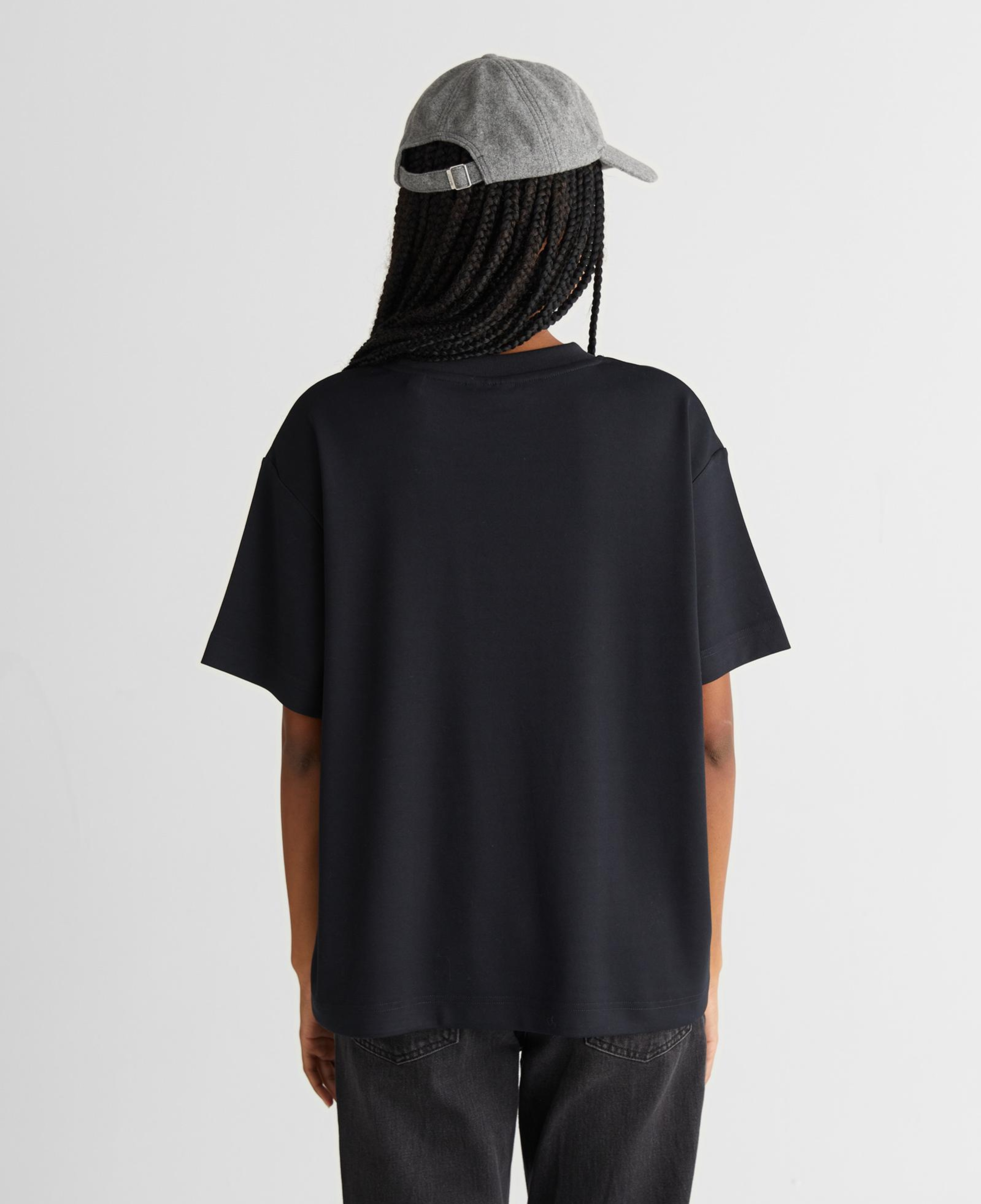 Kadın Siyah Relaxed Fit T-Shirt