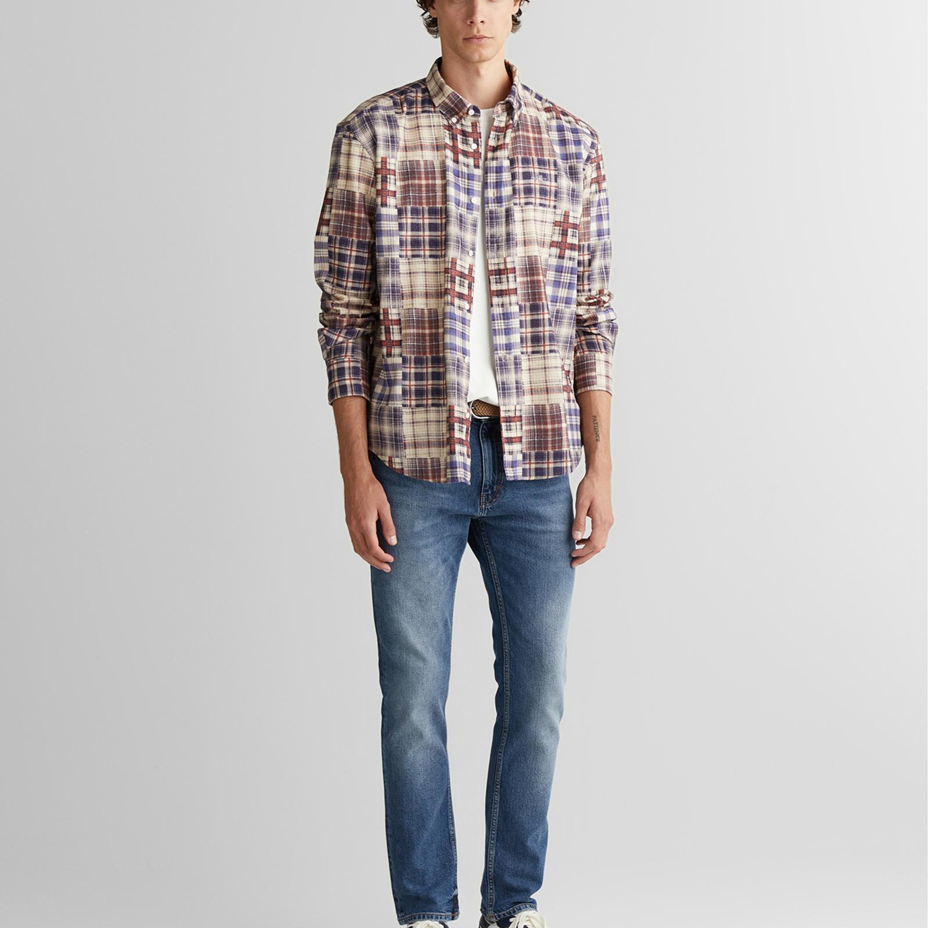 GANT Erkek Bordo Relaxed Fit  Gömlek