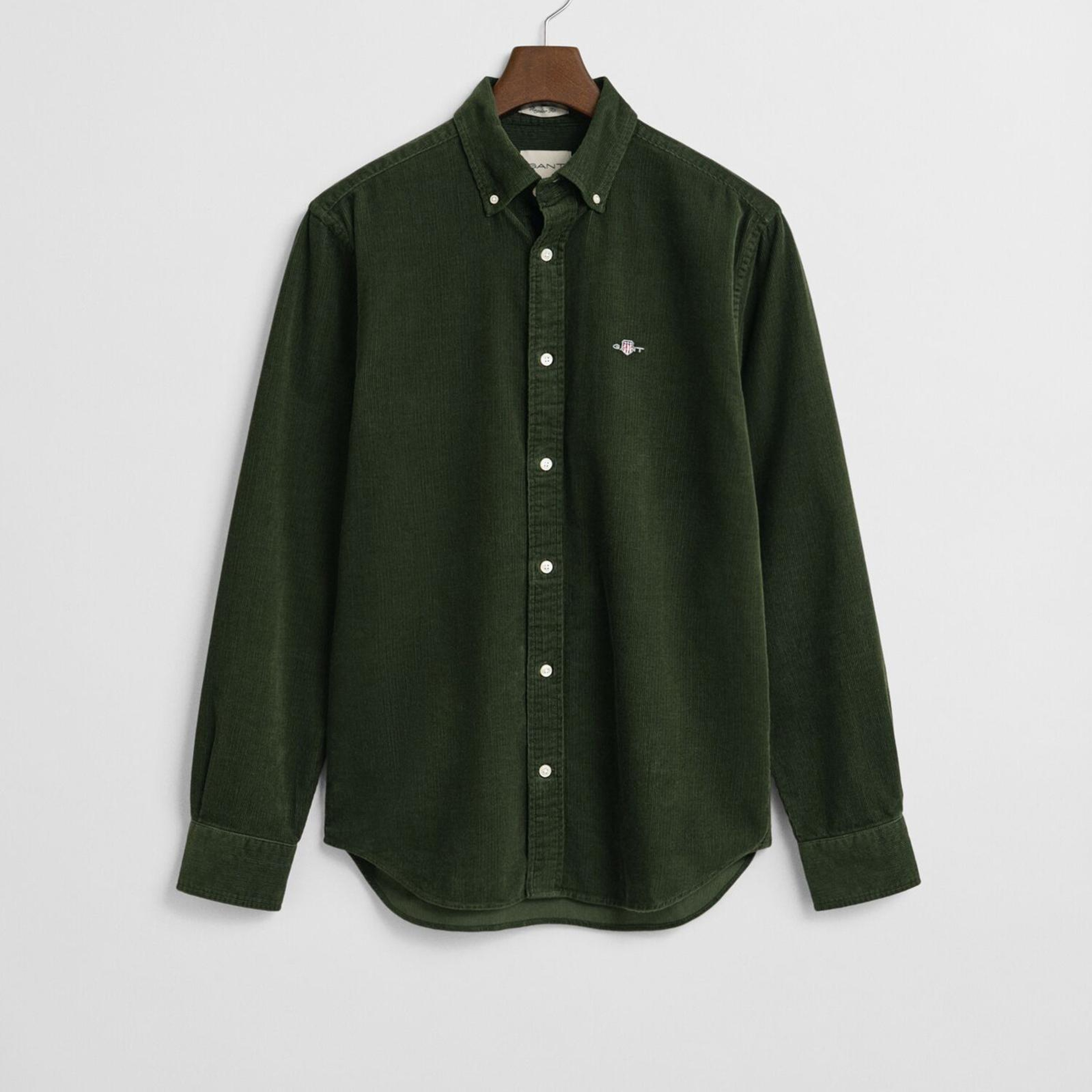 GANT Erkek Haki Regular Fit Düğmeli Gömlek