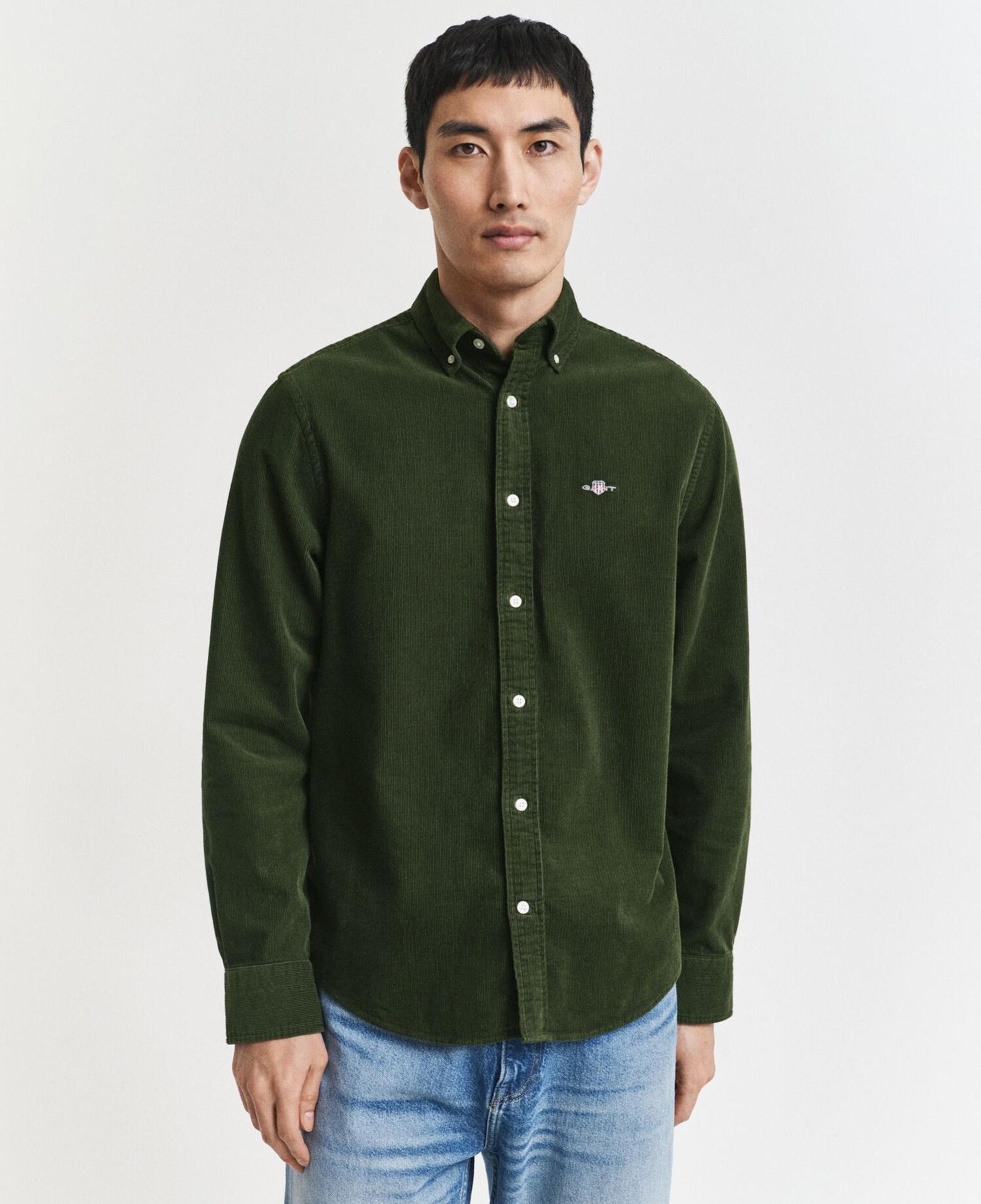 GANT Erkek Haki Regular Fit Düğmeli Gömlek