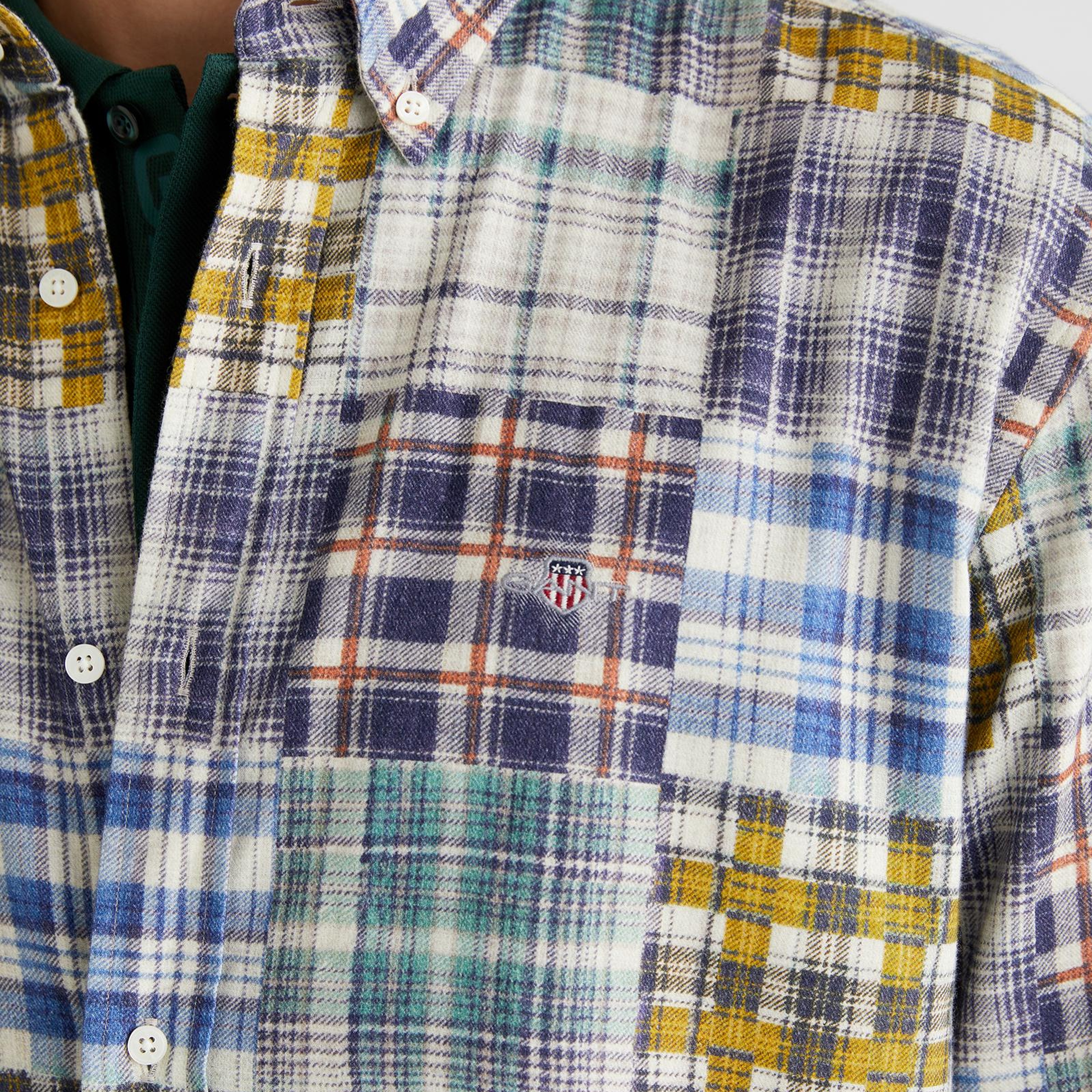 GANT Erkek Lacivert Relaxed Fit  Gömlek