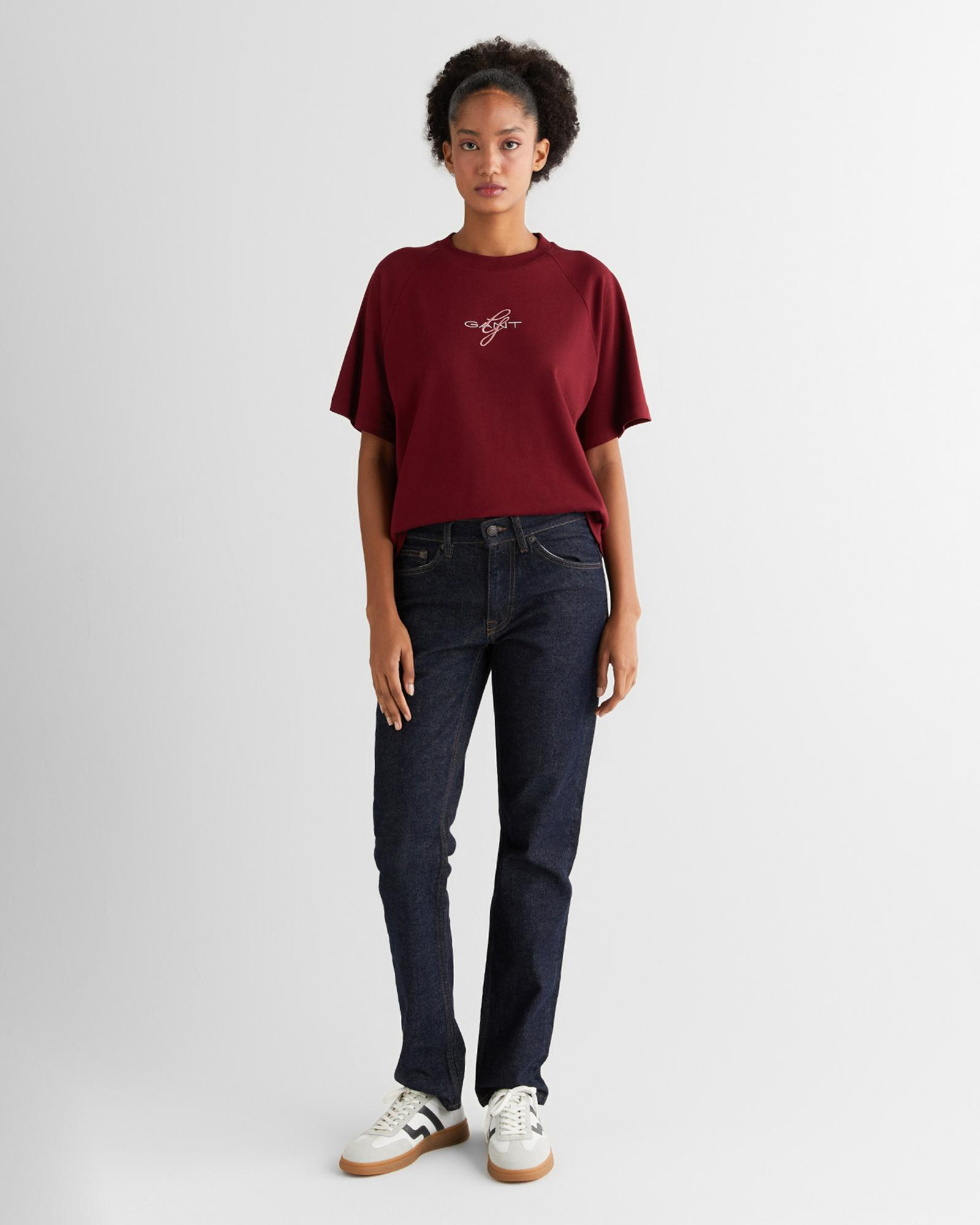 GANT Kadın Kırmızı T-Shirt