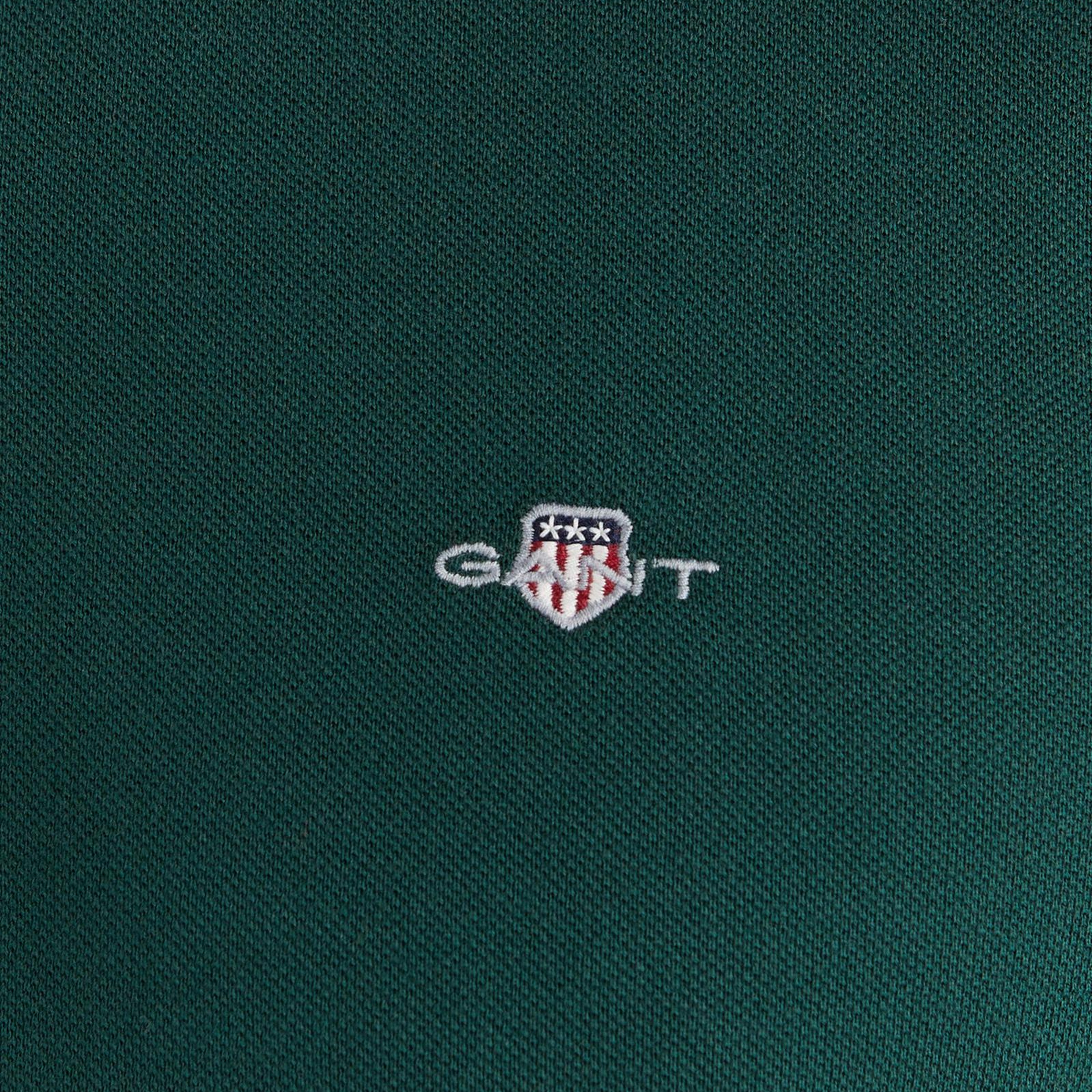 GANT Erkek Yeşil Regular Fit Polo Yaka Polo