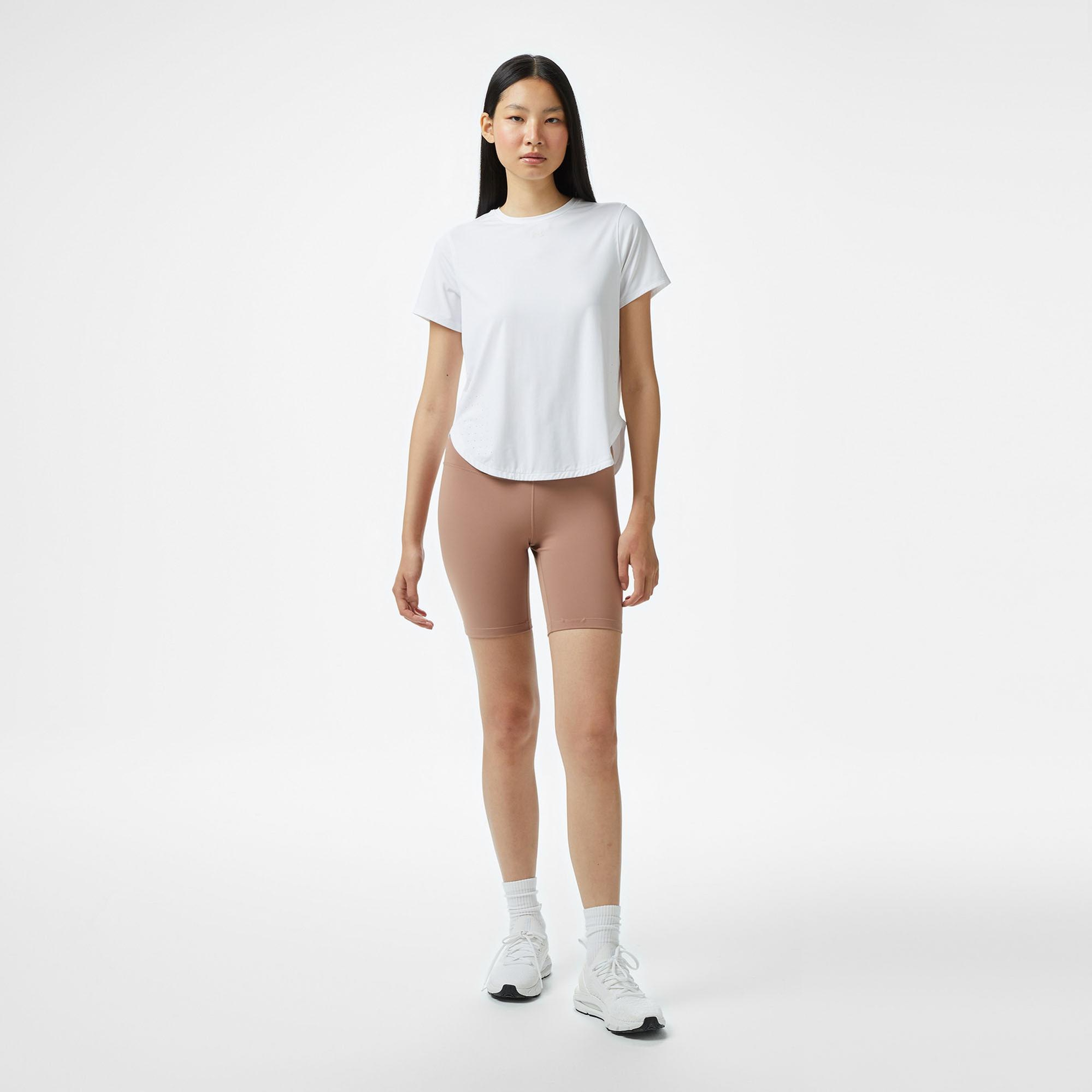 Under Armour Launch Elite Kadın Beyaz T-Shirt