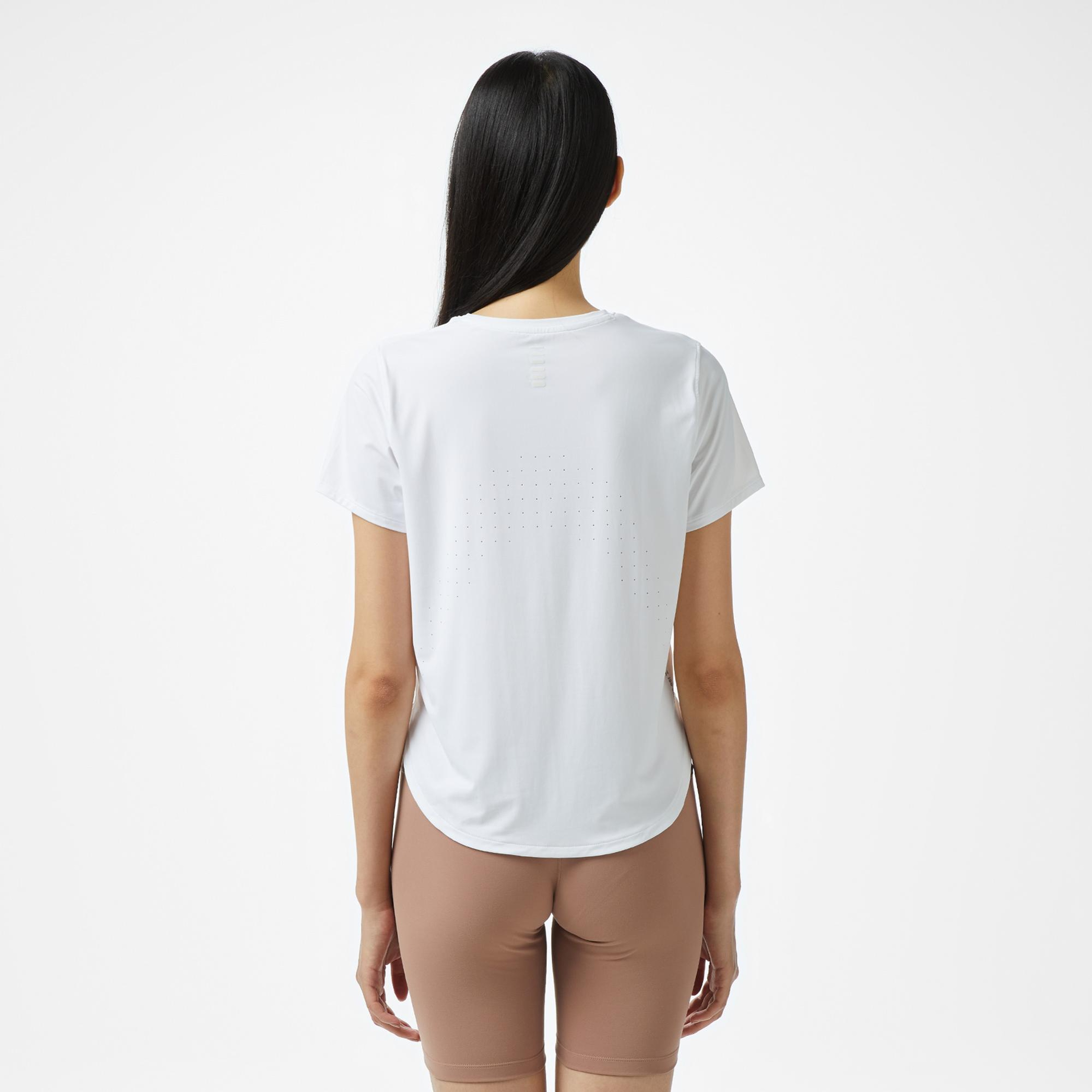 Under Armour Launch Elite Kadın Beyaz T-Shirt