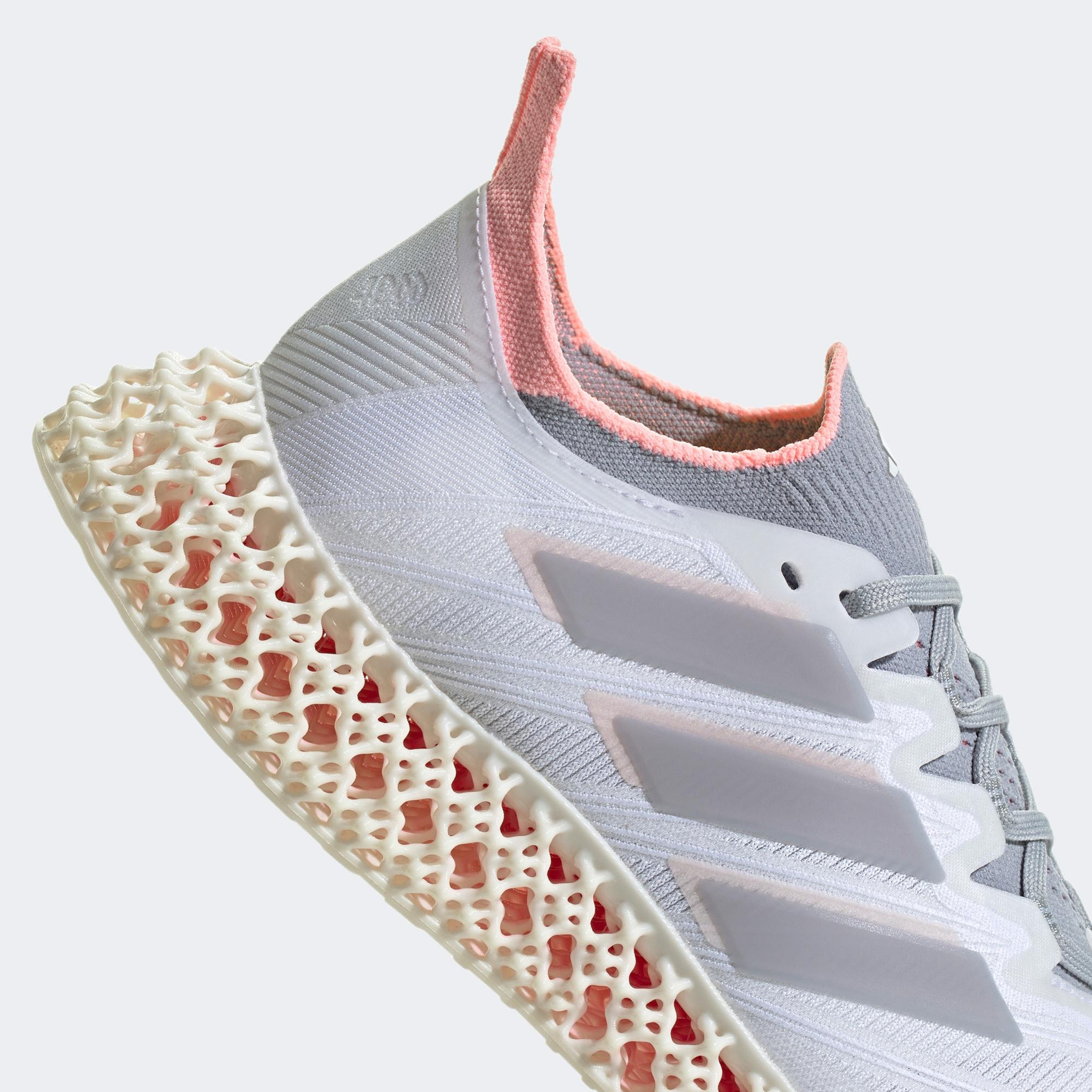 adidas 4DFWD 4 Kadın Gri Koşu Ayakkabısı